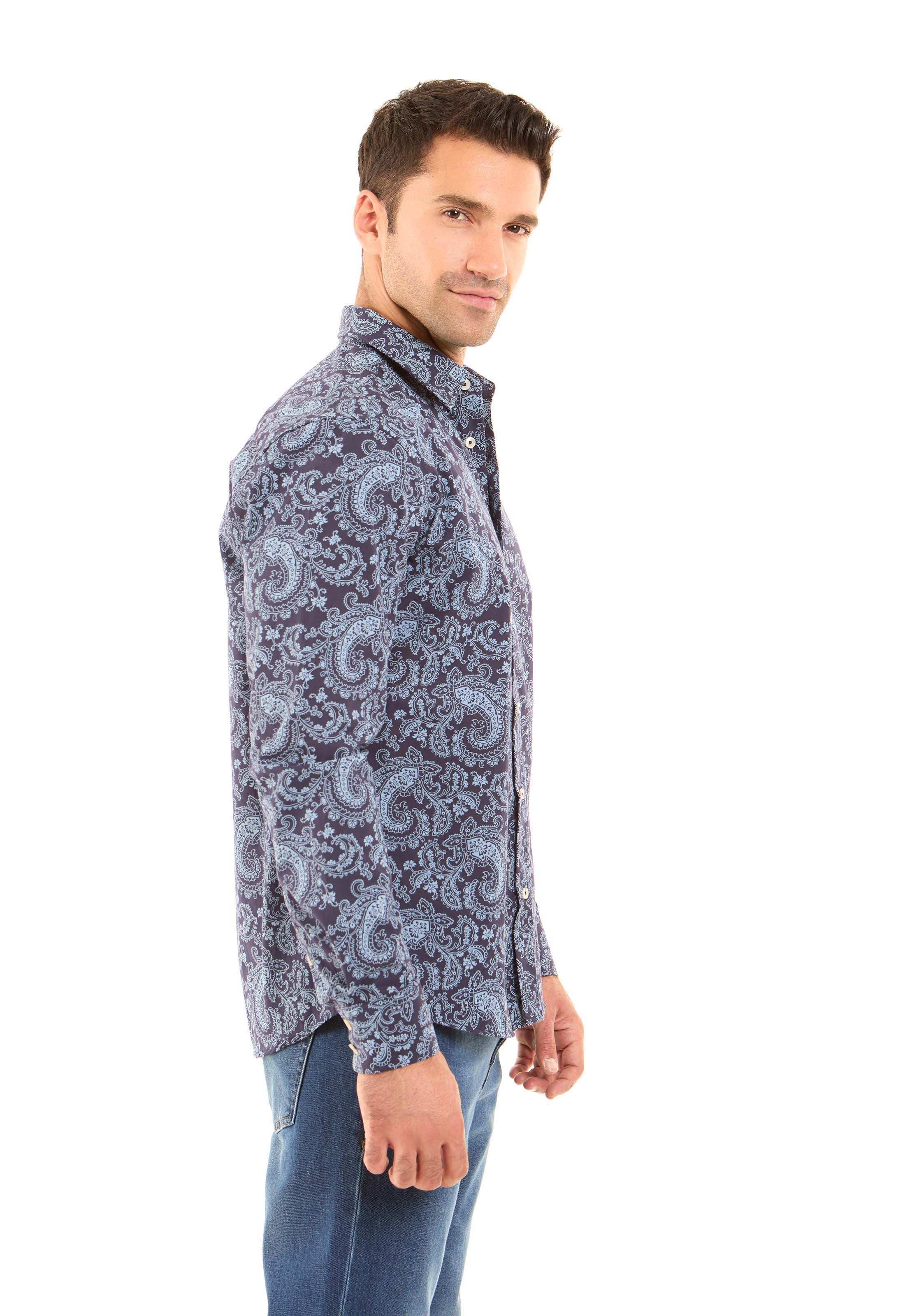 Allover Paisley Pattern Casual Shirt - Image 4