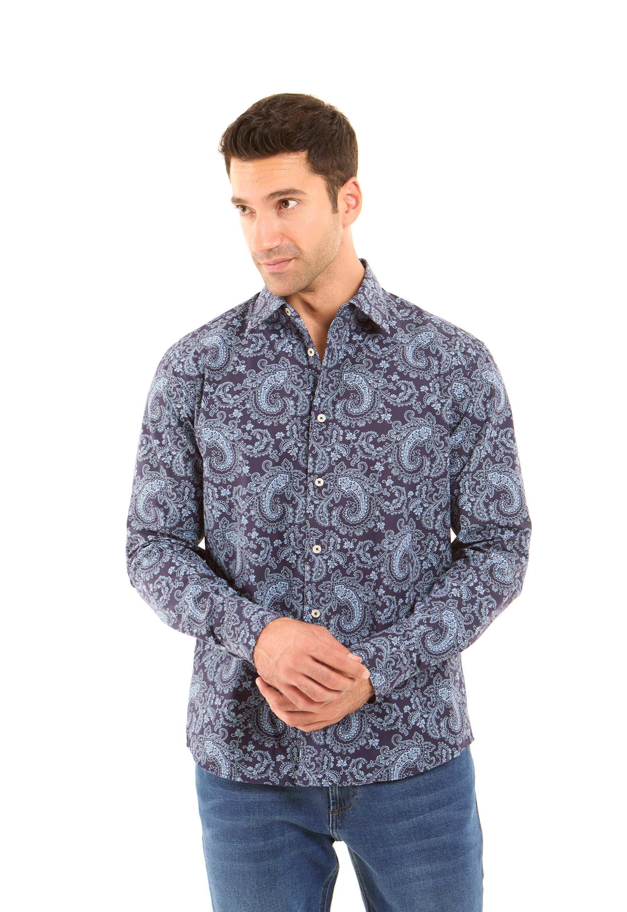 Allover Paisley Pattern Casual Shirt - Image 5