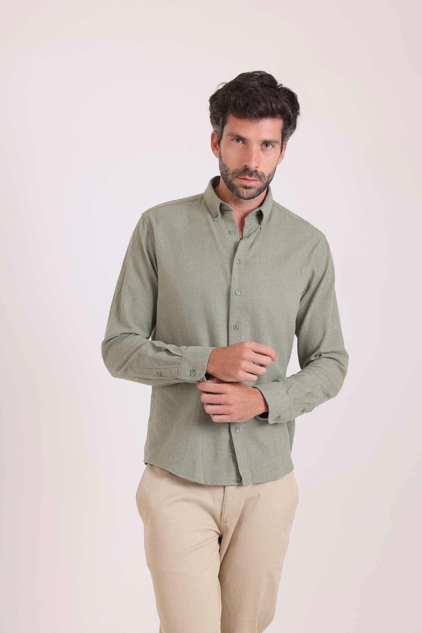 Minimal Button-Up Casual Shirt - Image 2