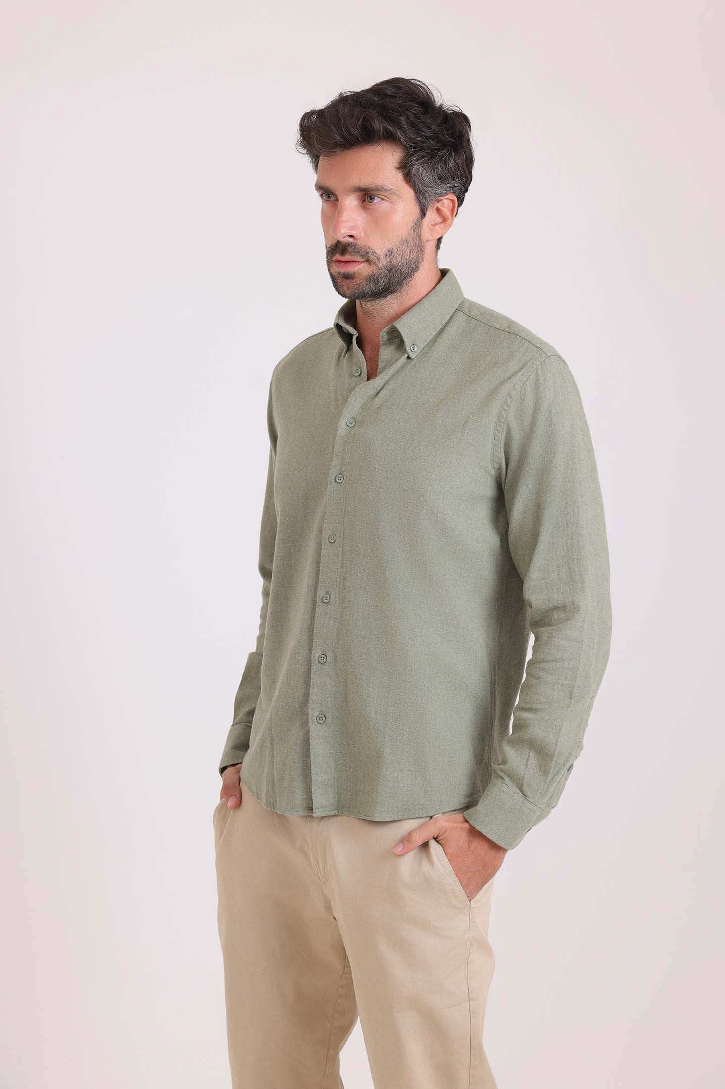 Minimal Button-Up Casual Shirt - Image 3