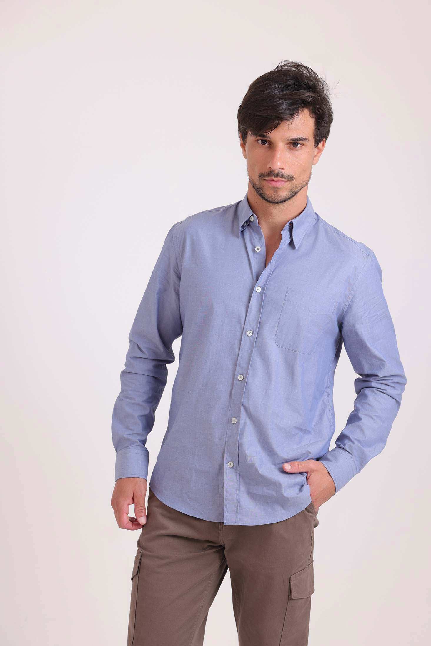 Solid Regular Fit Comfy Shirt - Image 3
