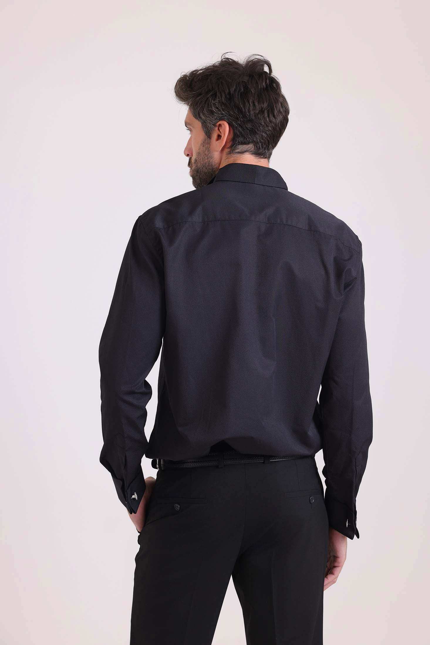Solid Slim Fit Classic Shirt - Image 6