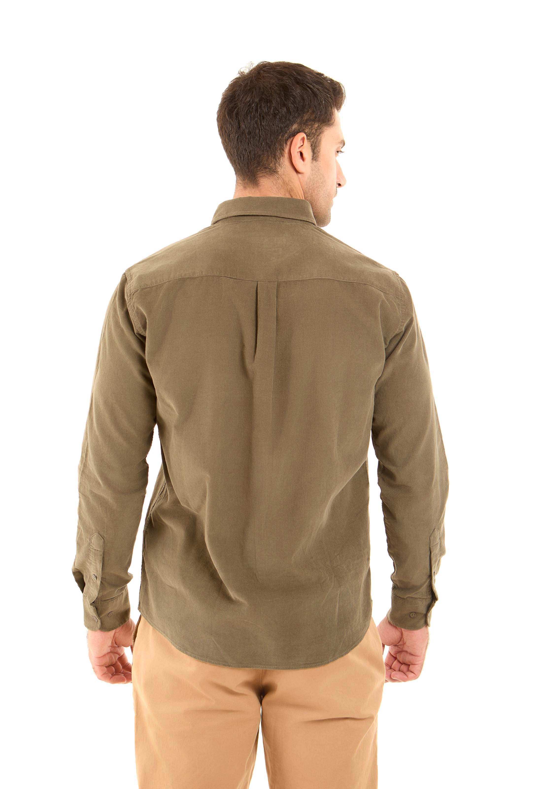 Regular Fit Ribbed Casual Shirt - Image 2