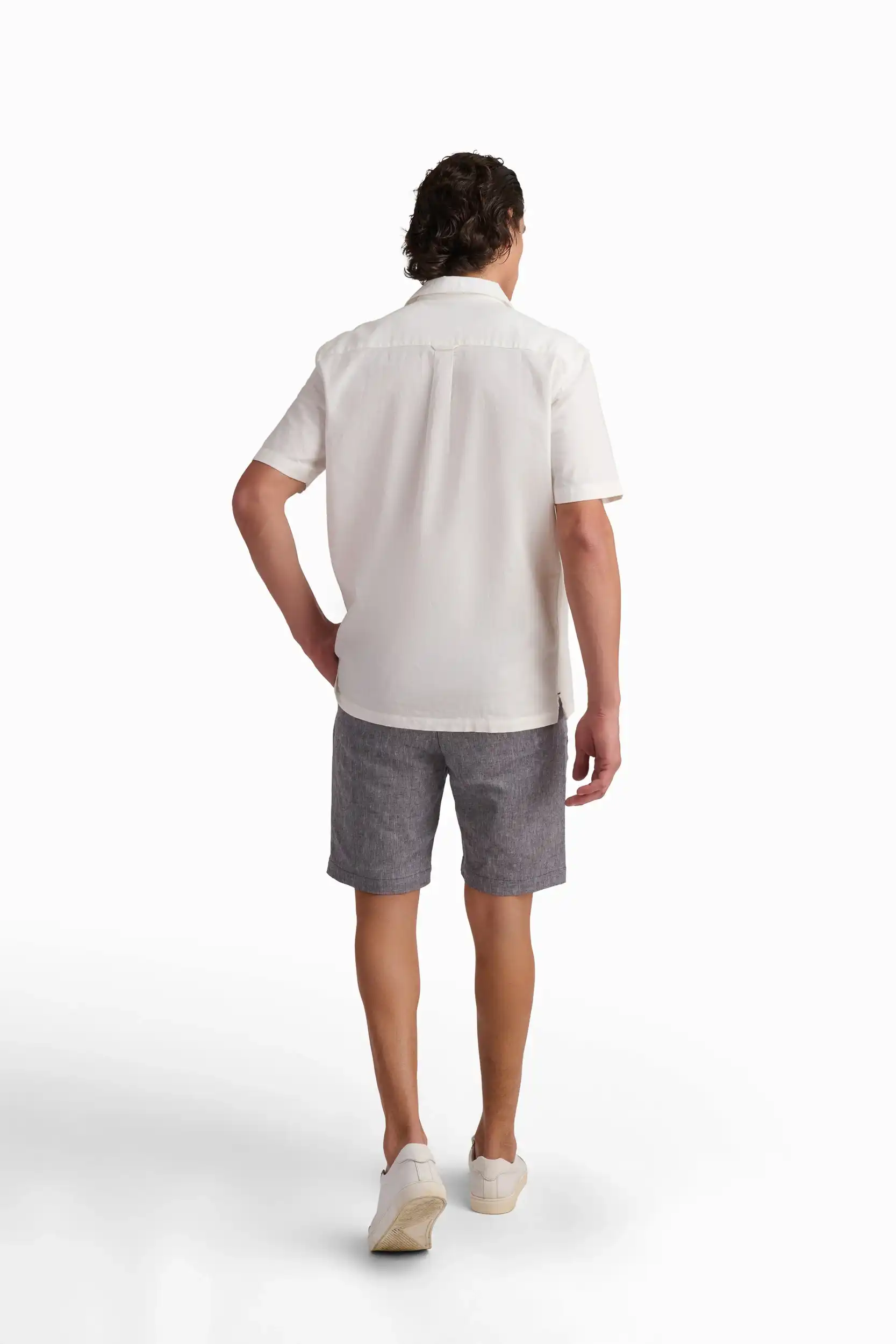 White Coastal Print Shirt - Image 4