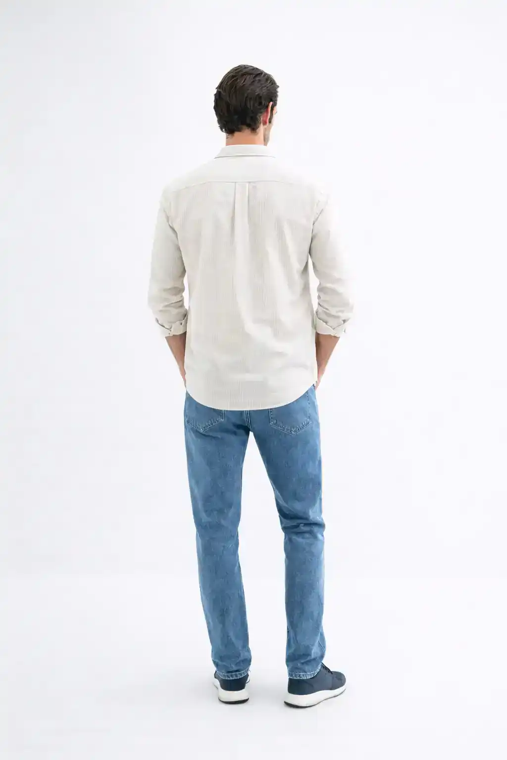 Pure Linen White Shirt - Image 2