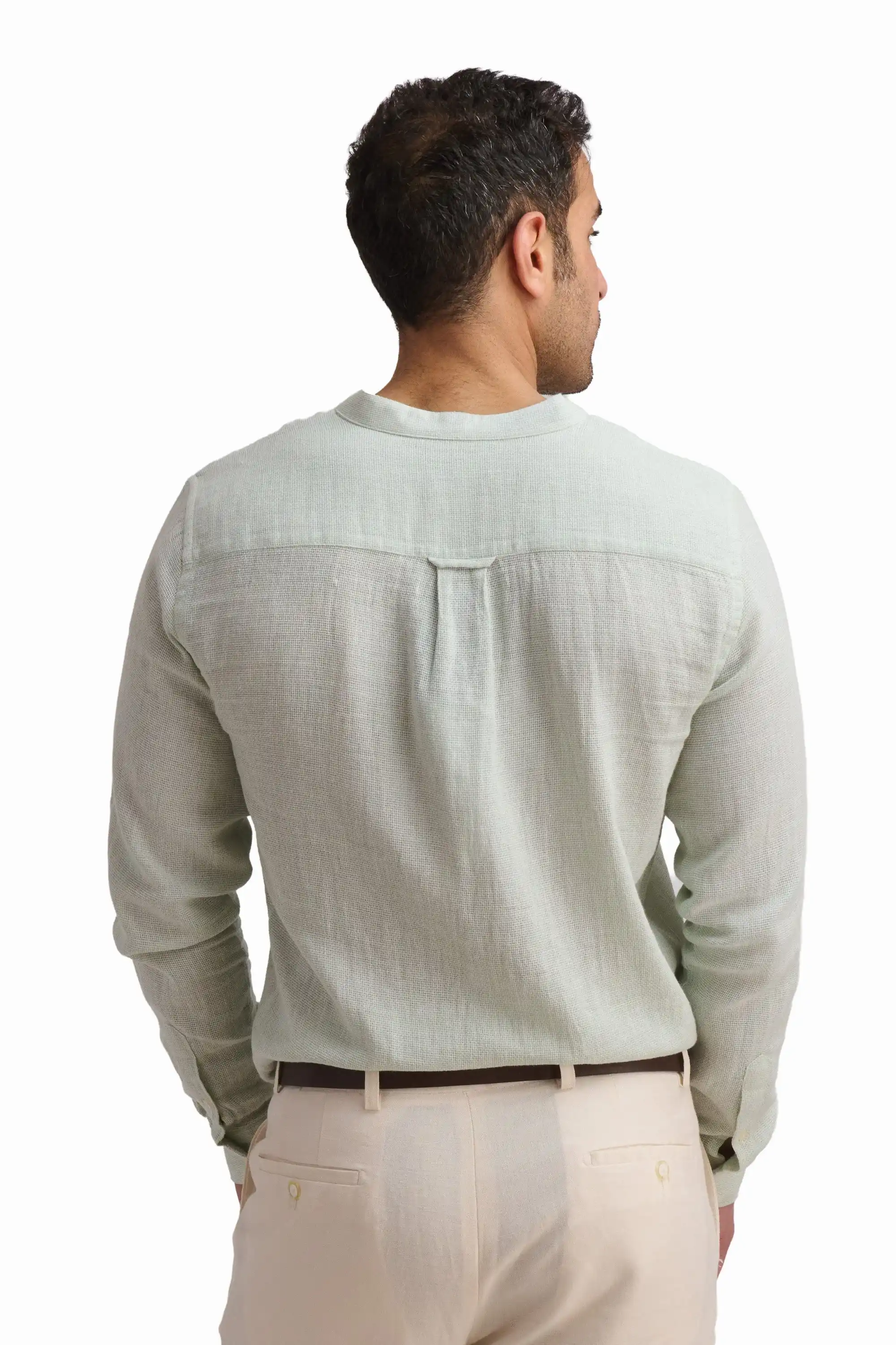 Mint Breeze Linen Shirt - Image 4