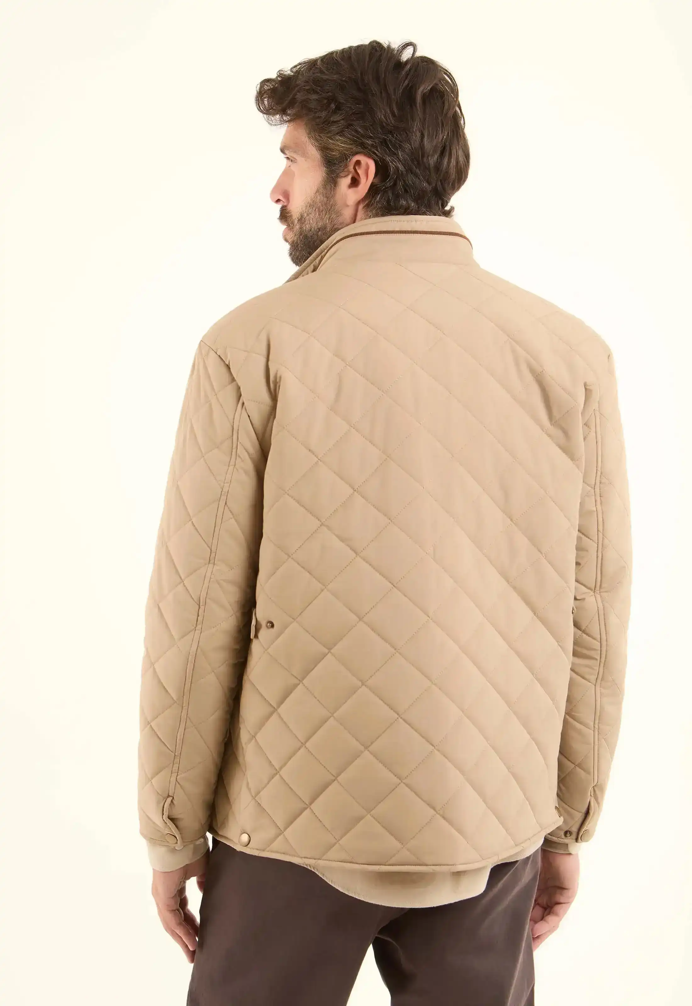 Quilted Stand-Collar Puffer Jacket - Image 5