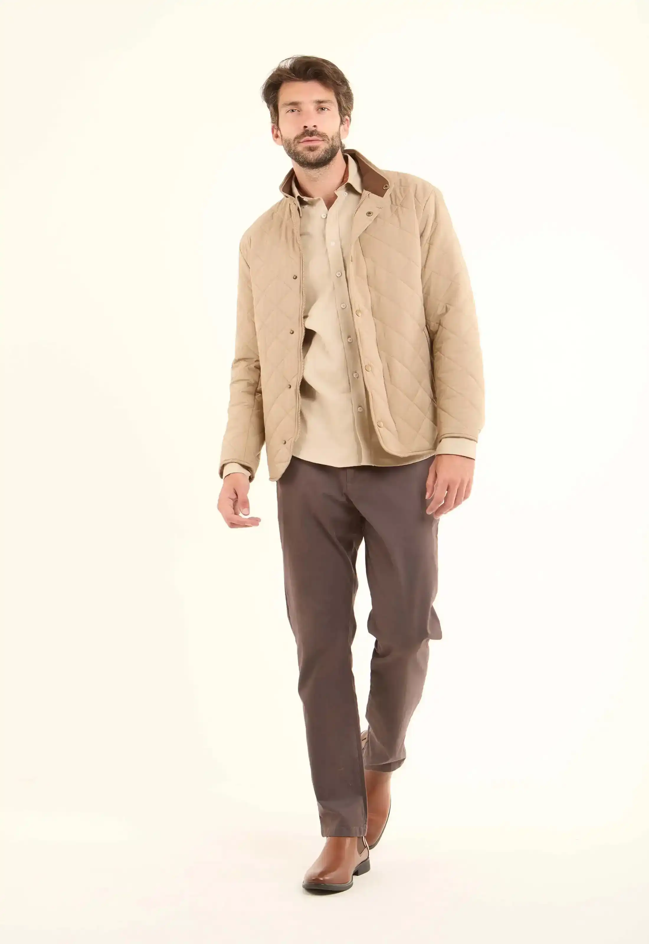 Quilted Stand-Collar Puffer Jacket - Image 6