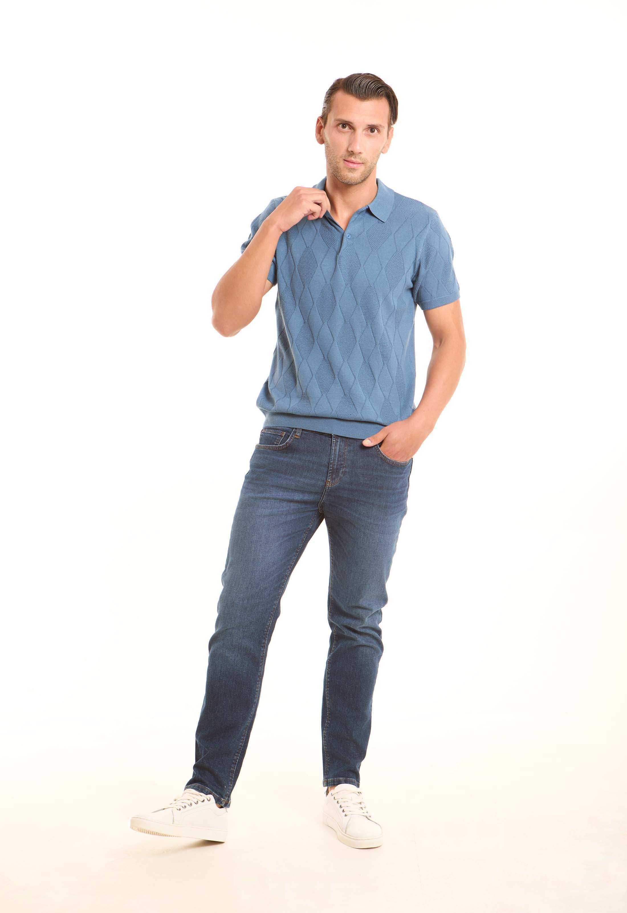 Blue Straight Jeans