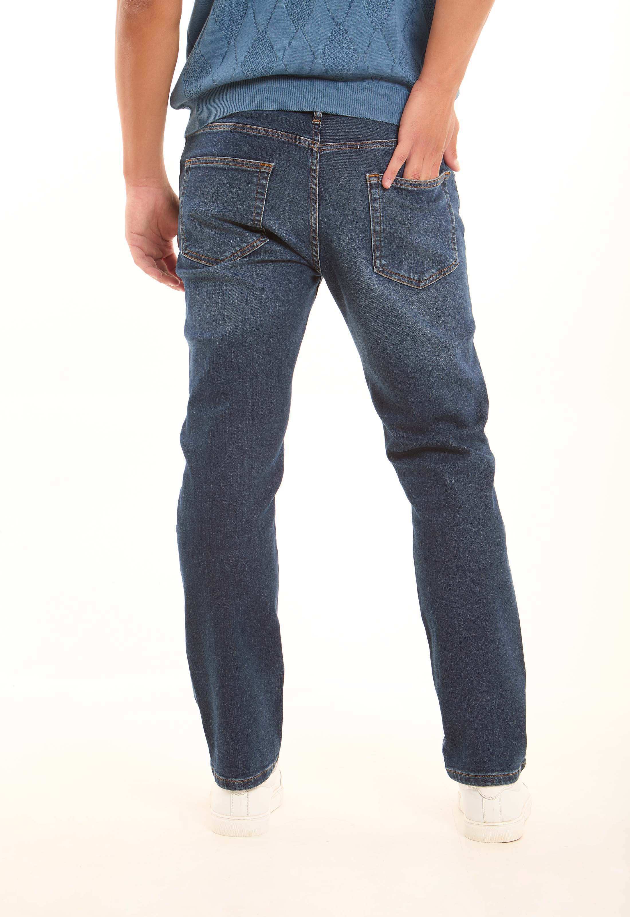 Blue Straight Jeans - Image 4