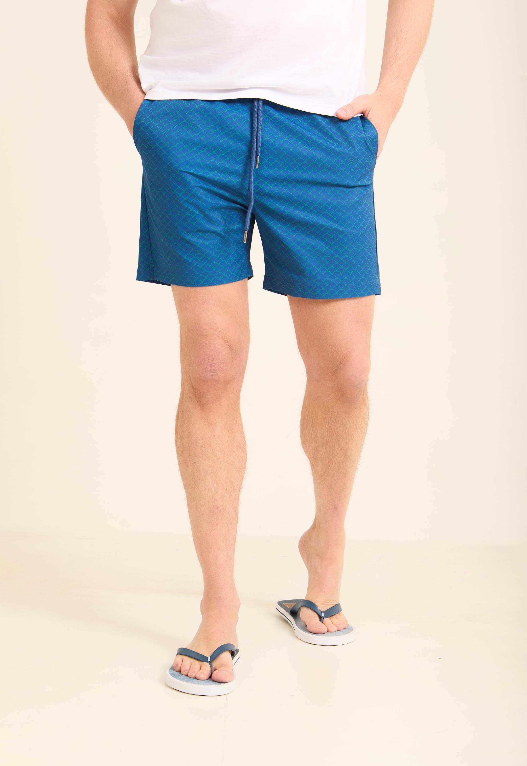 Patterned Regular Fit Swim Shorts - Image 2