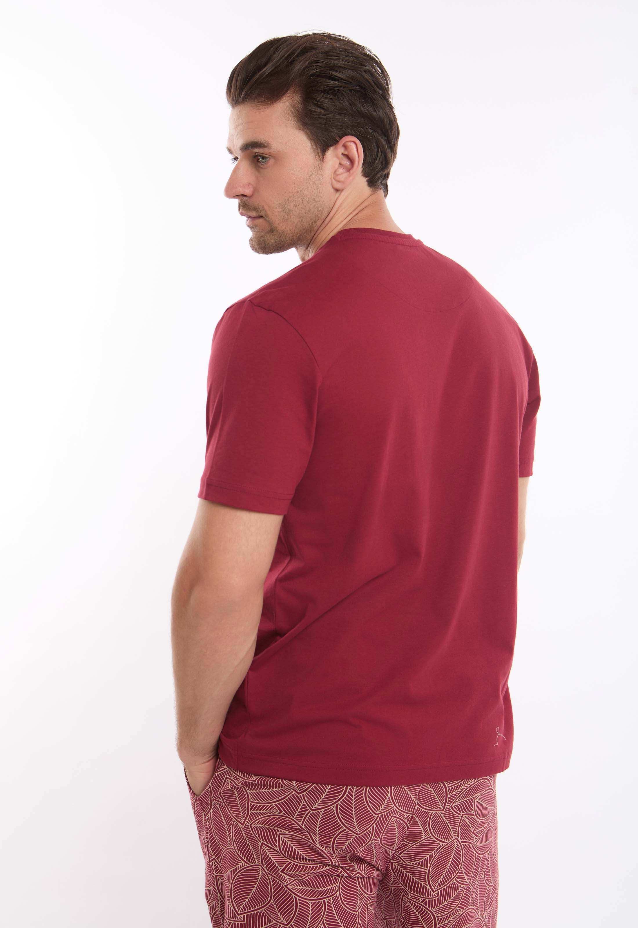 Short Sleeves Tee & Patterned Pants Pajama Set - Image 4