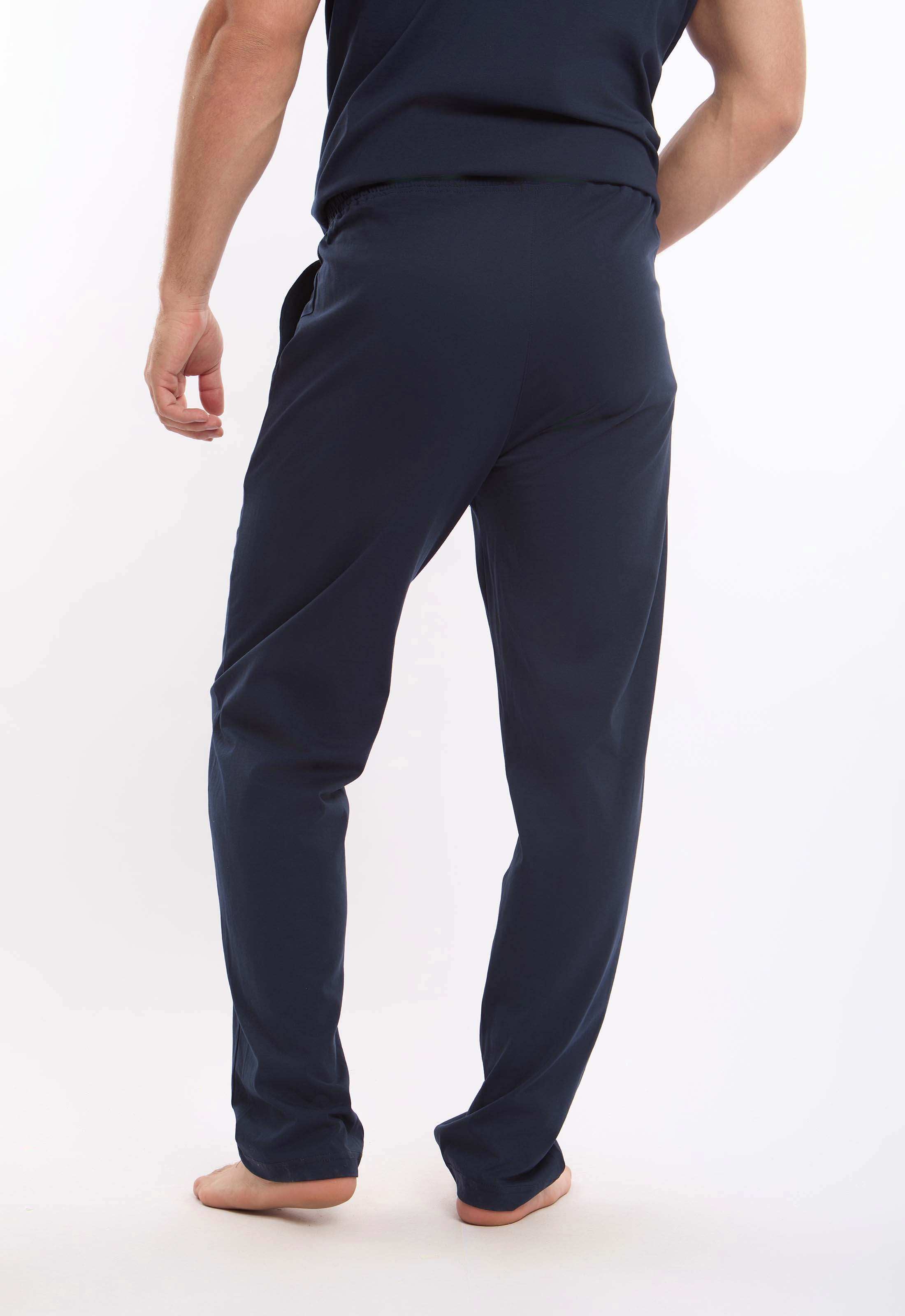 Printed Tee & Solid Pants Cotton Pajama Set - Image 8