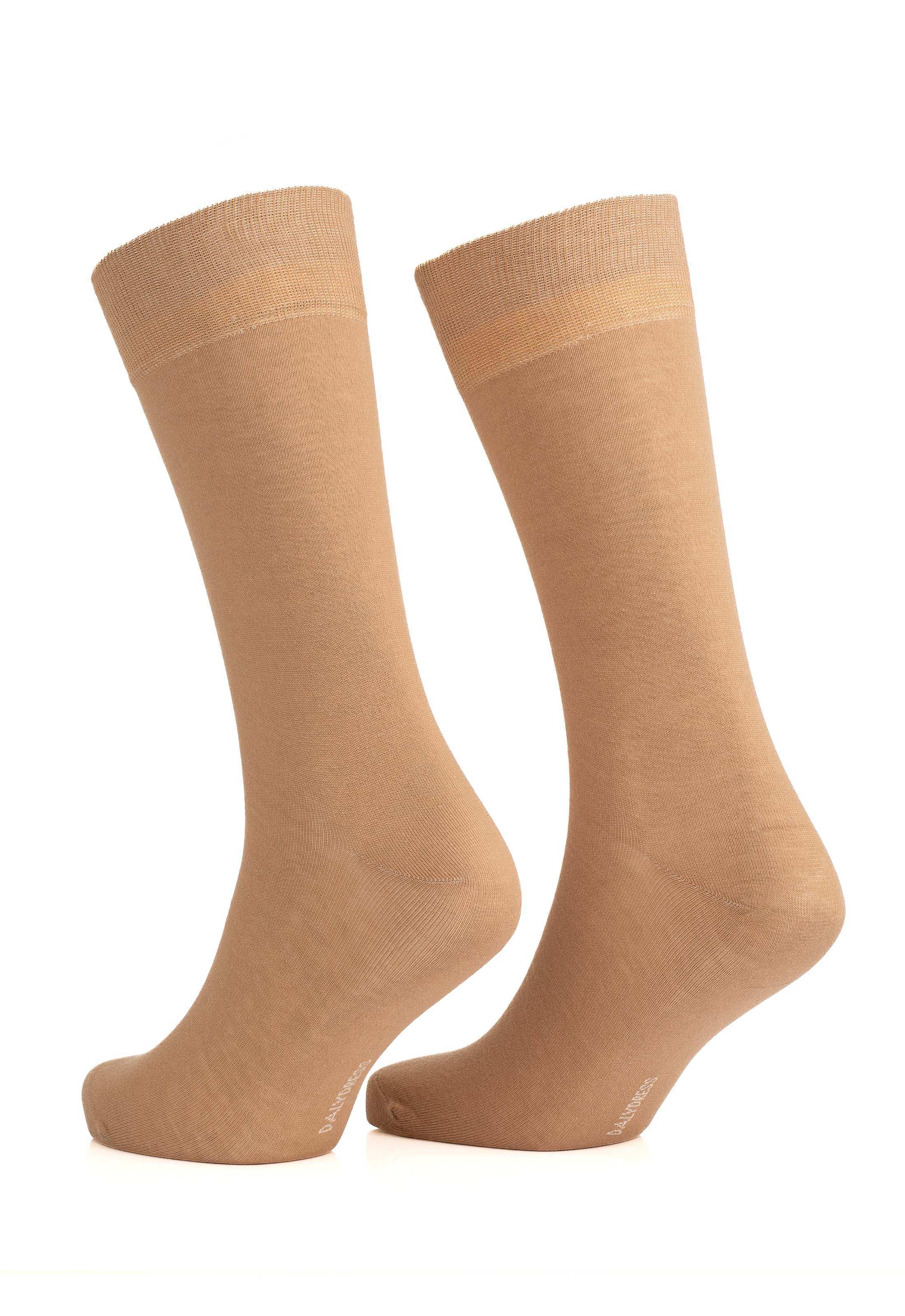Solid Slip On Cotton Mid-Calf Socks - Image 2