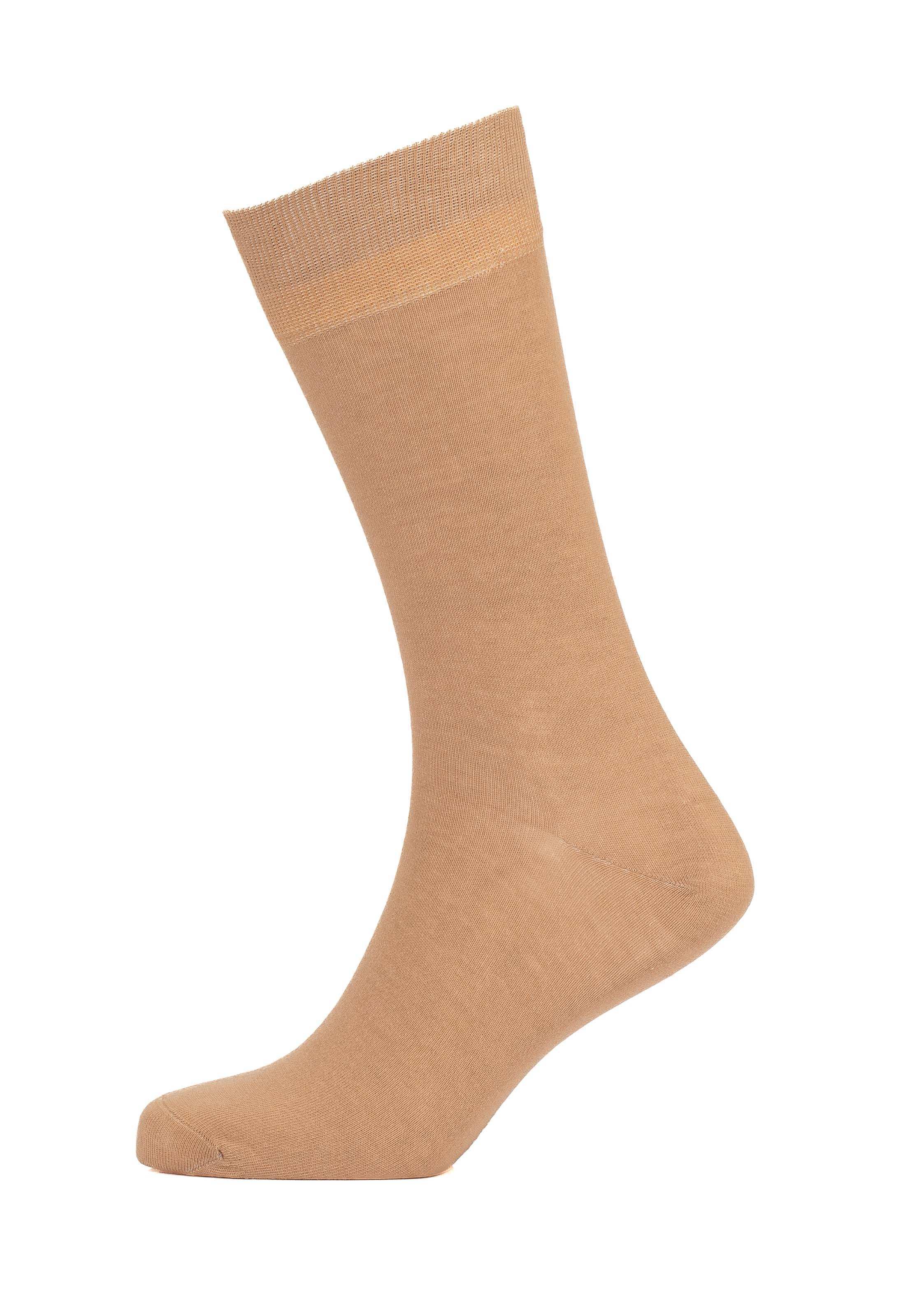 Solid Slip On Cotton Mid-Calf Socks - Image 3