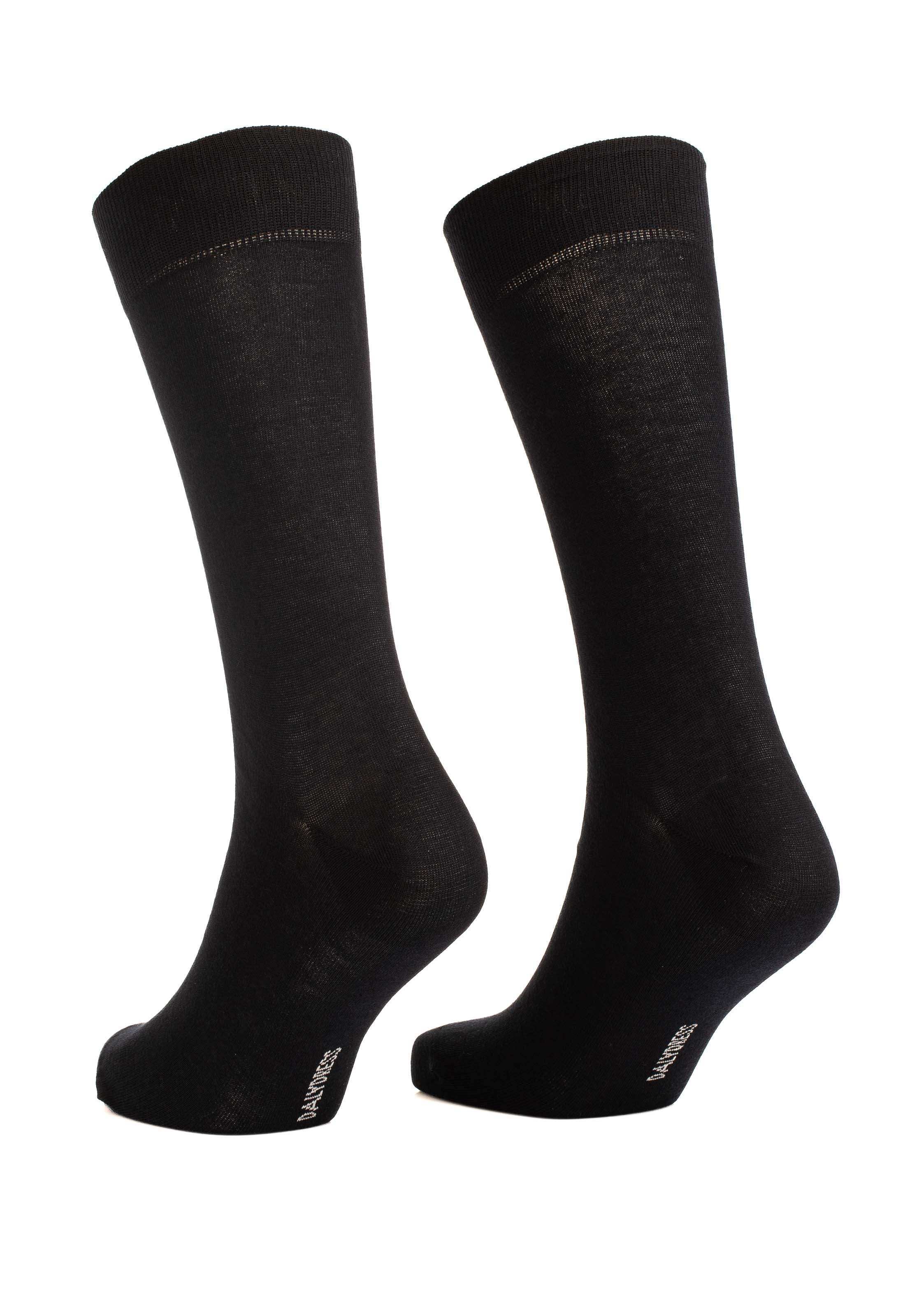 Solid Slip On Cotton Mid-Calf Socks - Image 2