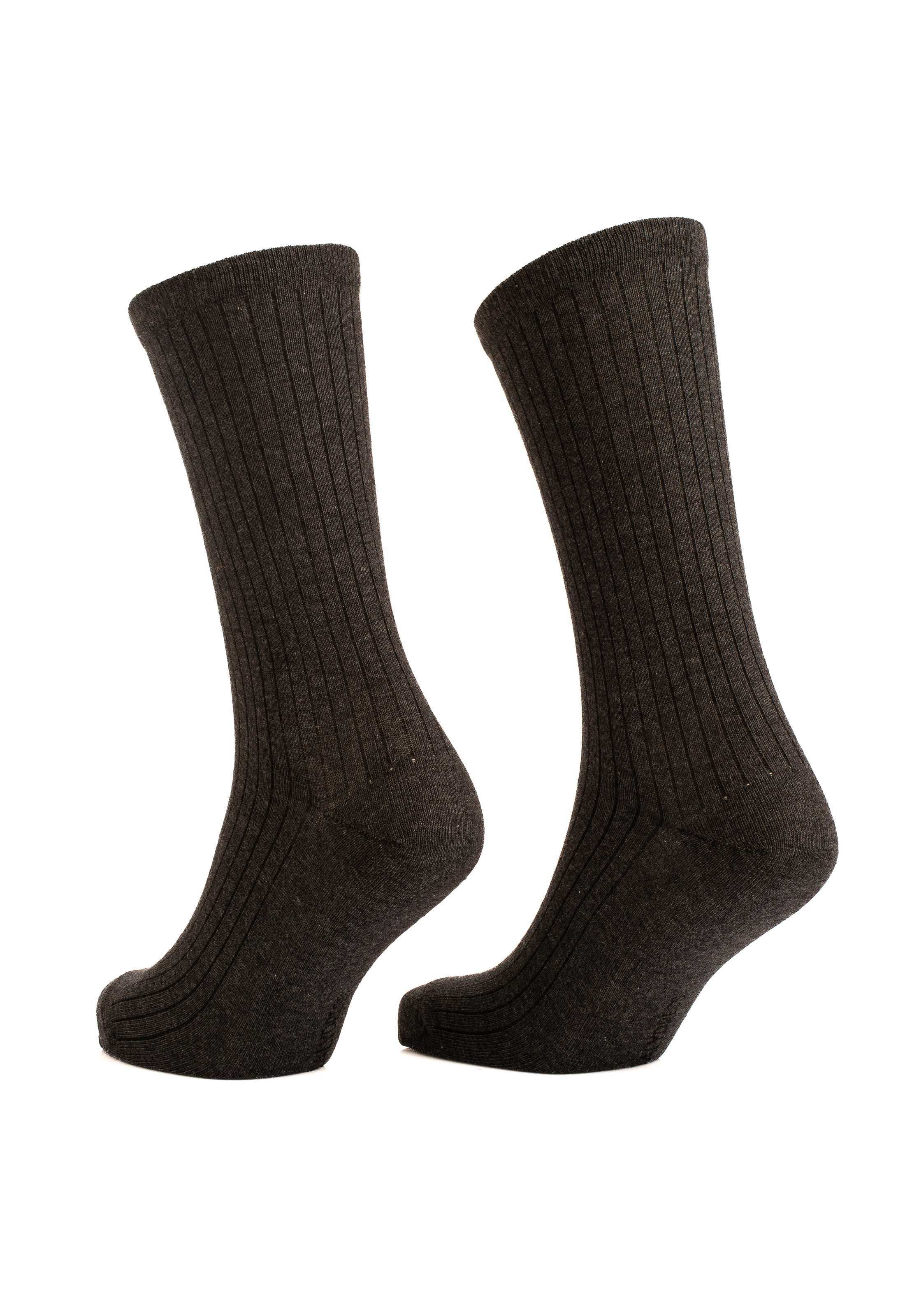 Striped Comfy Mid-Calf Socks - Image 2