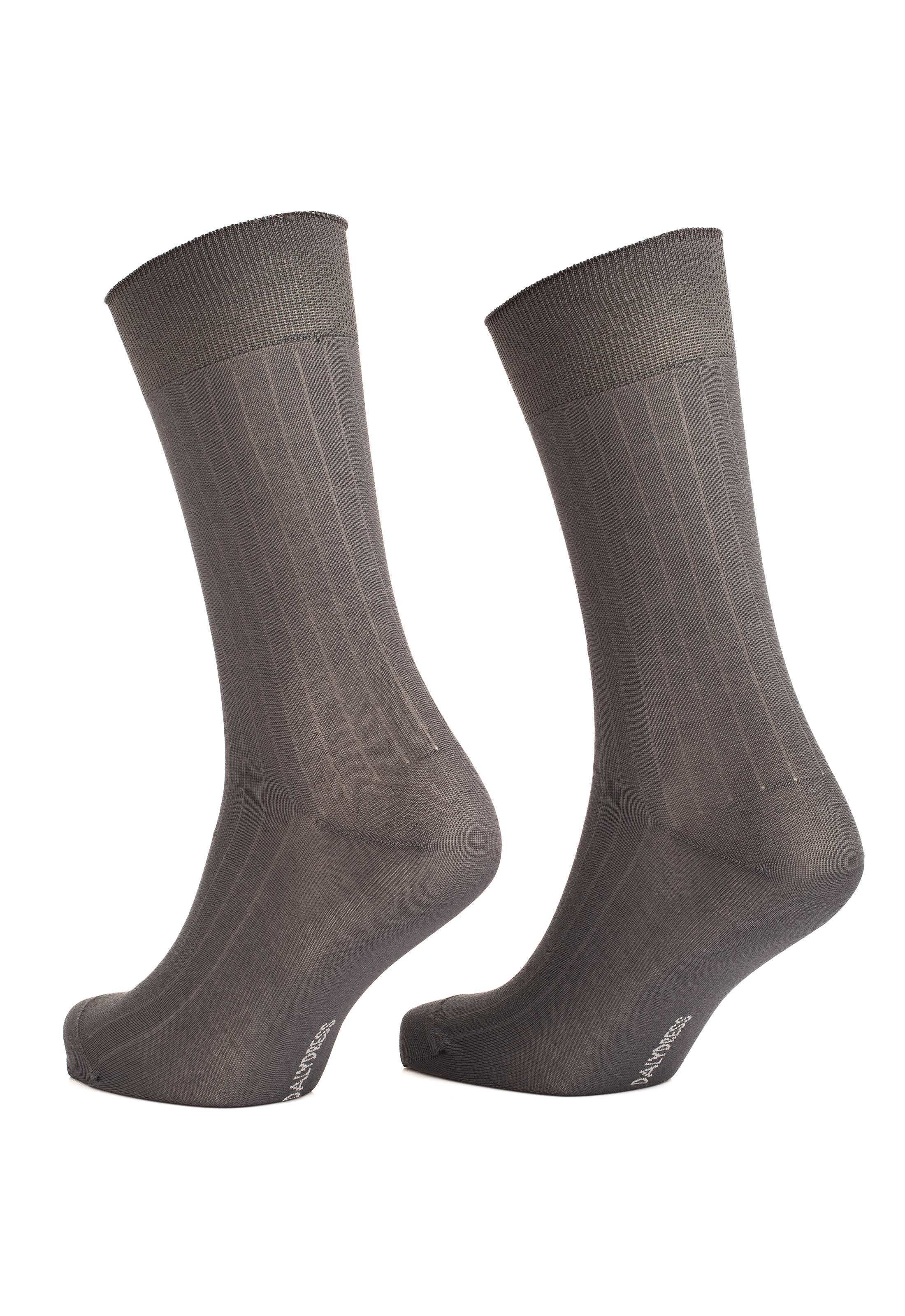 Striped Slip On Mid-Calf Socks - Image 2