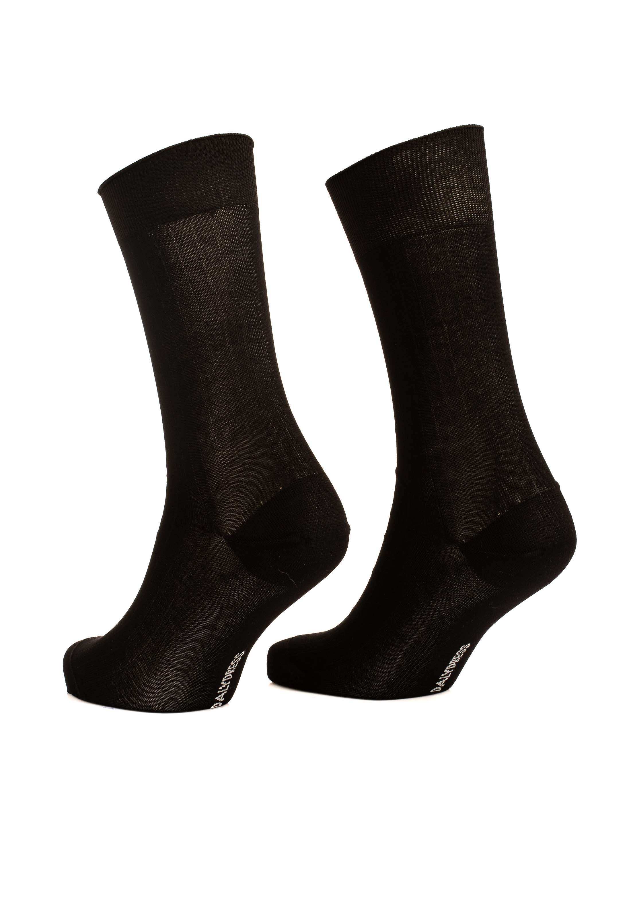 Striped Slip On Mid-Calf Socks - Image 2