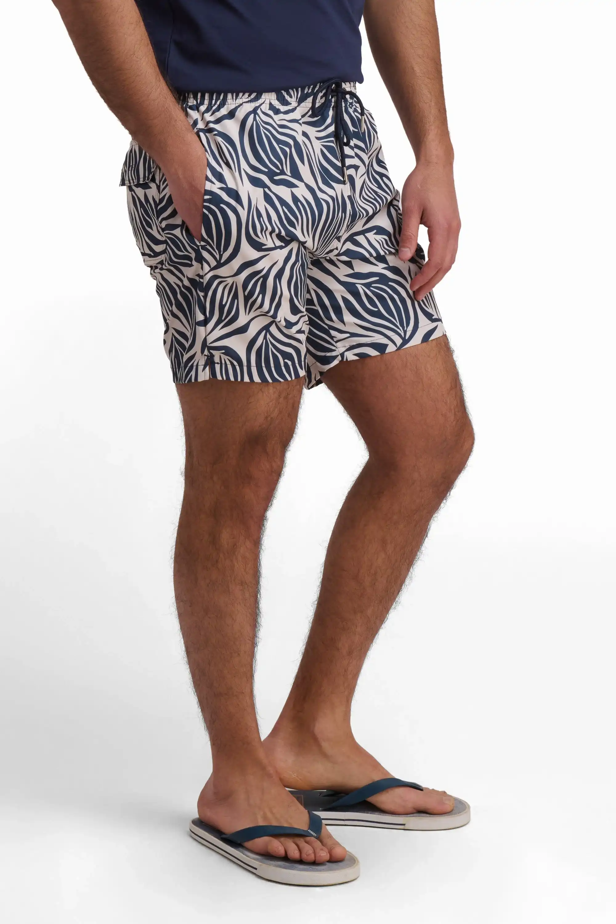 Printed Swim Shorts - Image 3