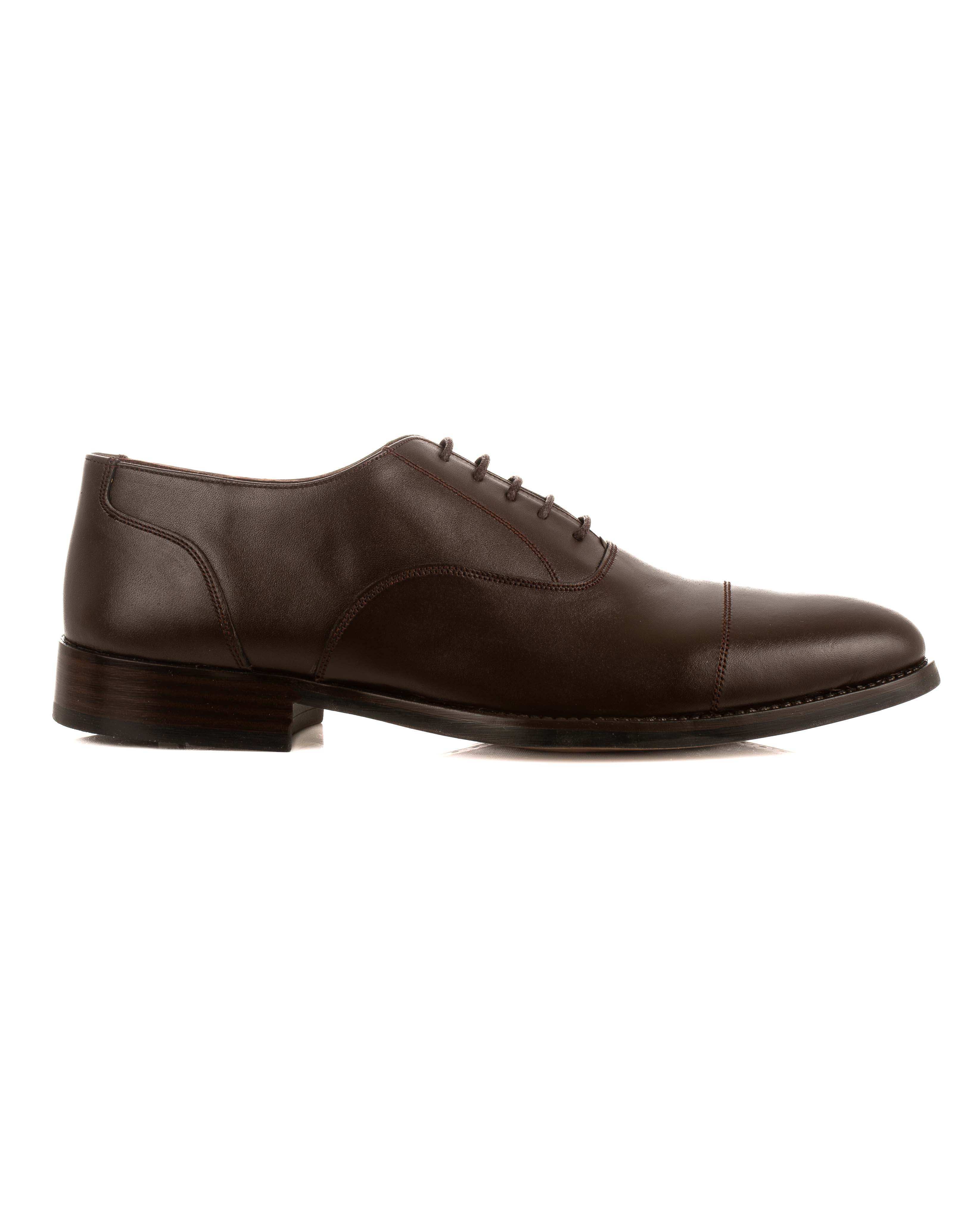 Luxury Leather Lace-Up Classic Shoes - Image 2
