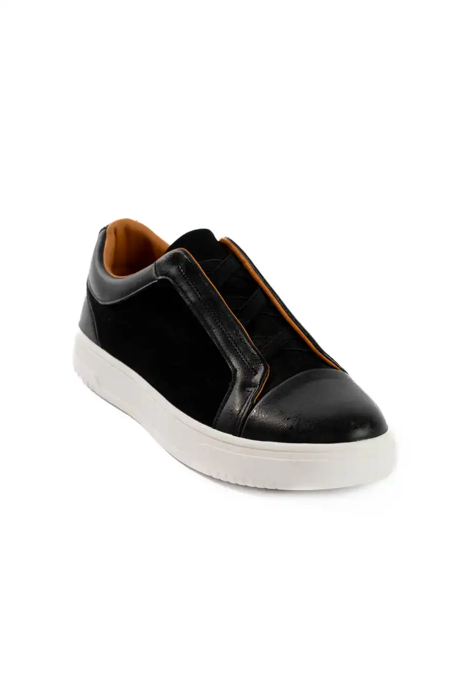 Noir Edge Panel Sneakers - Image 2