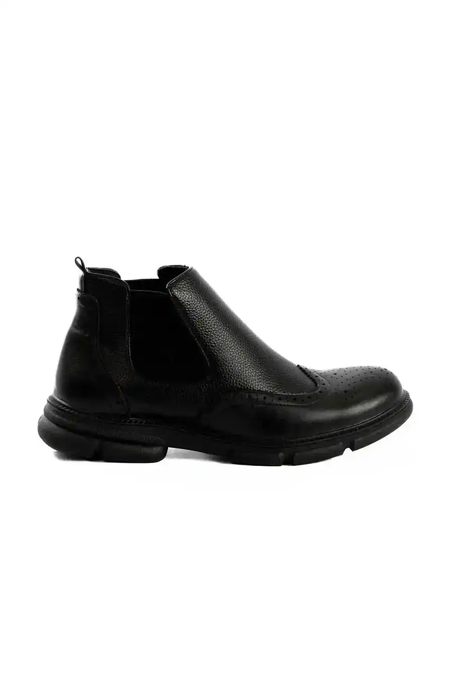 Round Toe Cap Oxford Ankle Boots - Image 3