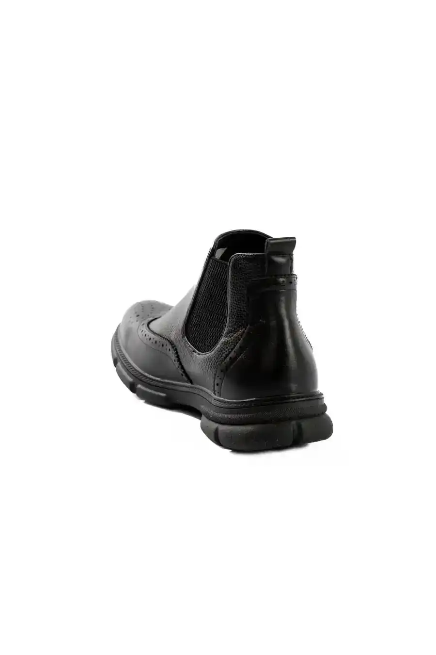 Round Toe Cap Oxford Ankle Boots - Image 4