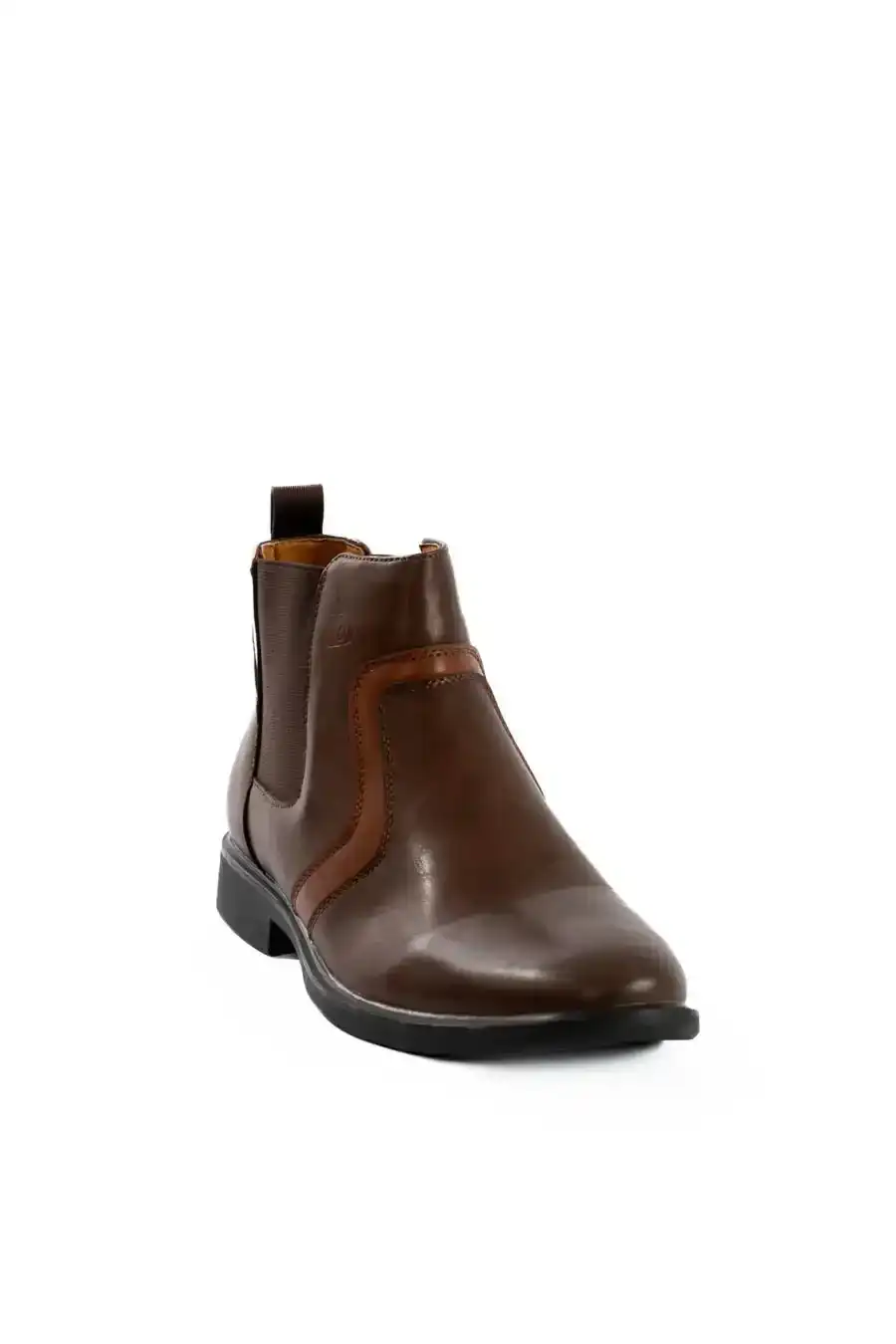 Leather Low-Heel Ankle Boots - Image 2