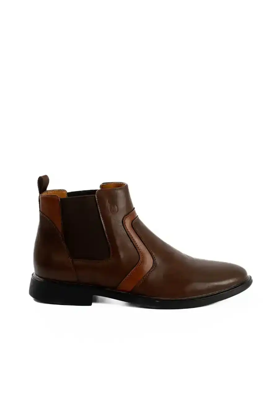 Leather Low-Heel Ankle Boots - Image 3