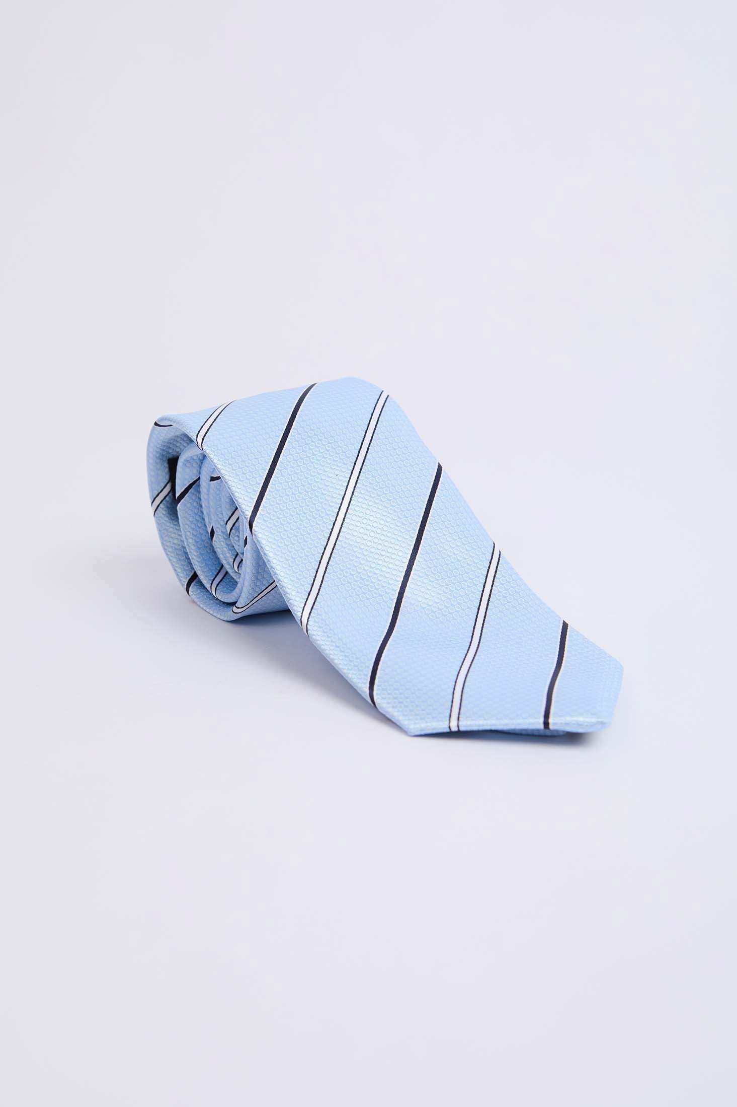 Men Tie Light Blue/Navy