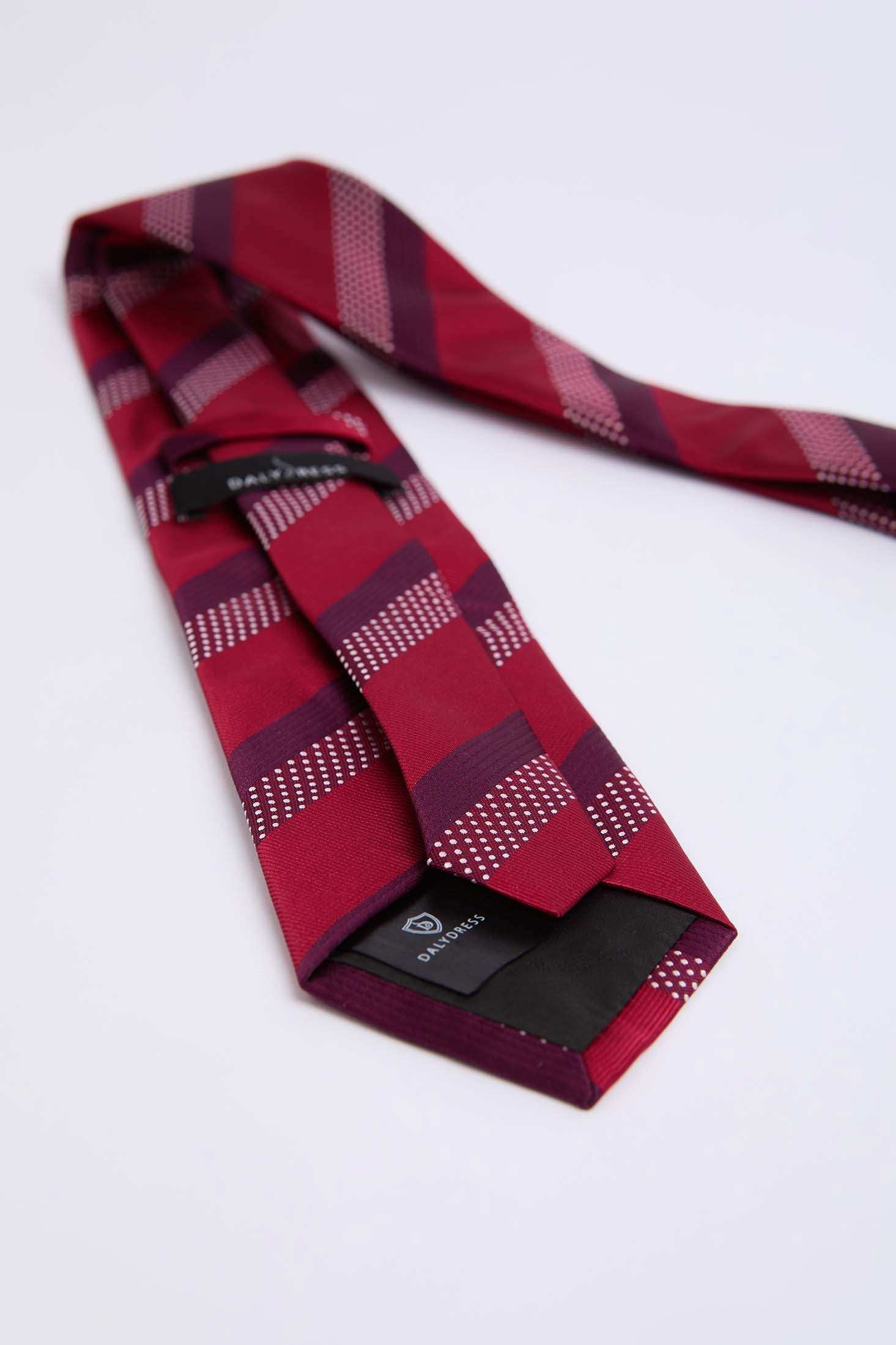 Men Tie Burgundy - Image 3