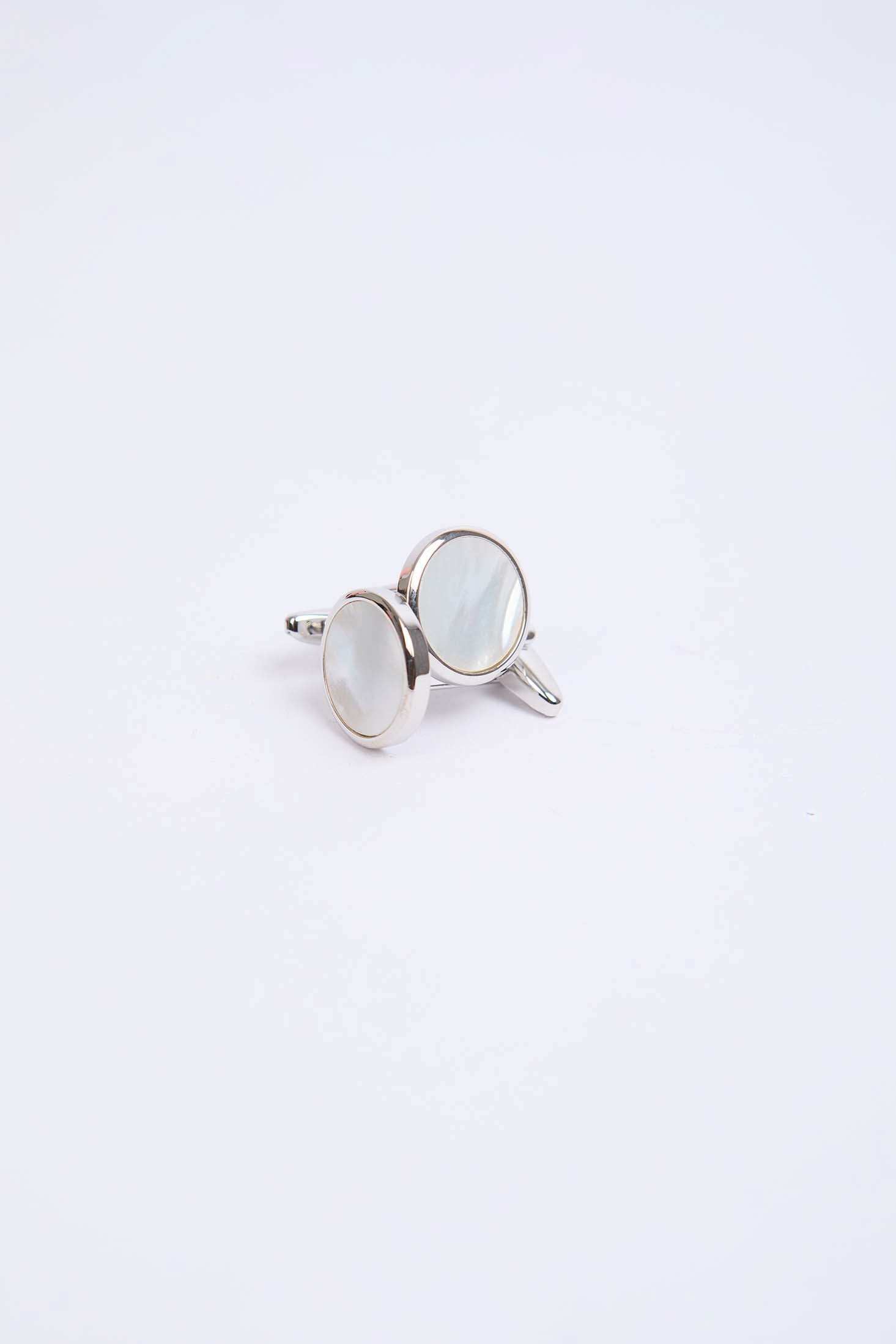 Men Regular Fit Cufflink Grey - Image 3