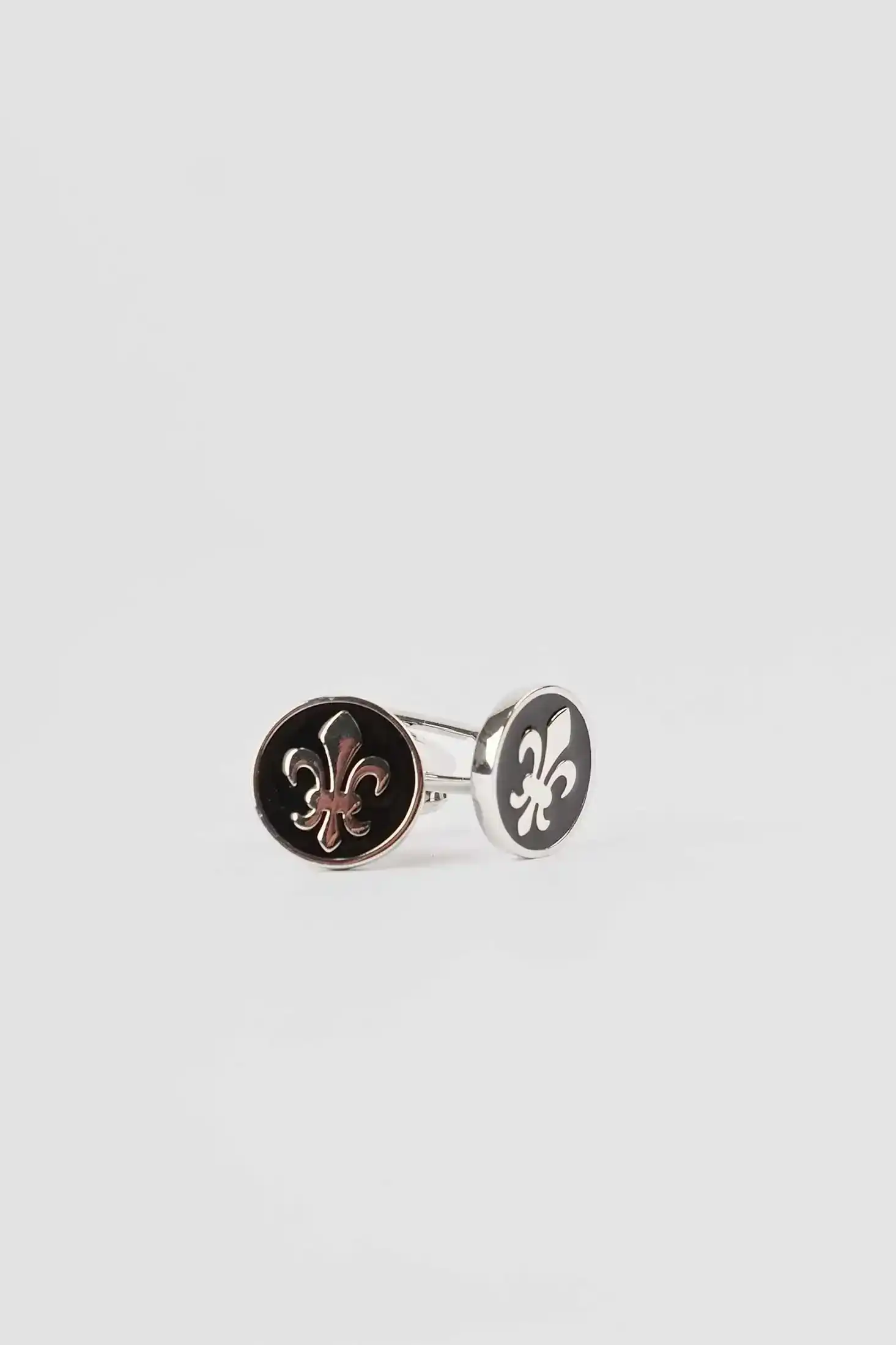 Classic Fleur Symbol Cufflinks - Image 2