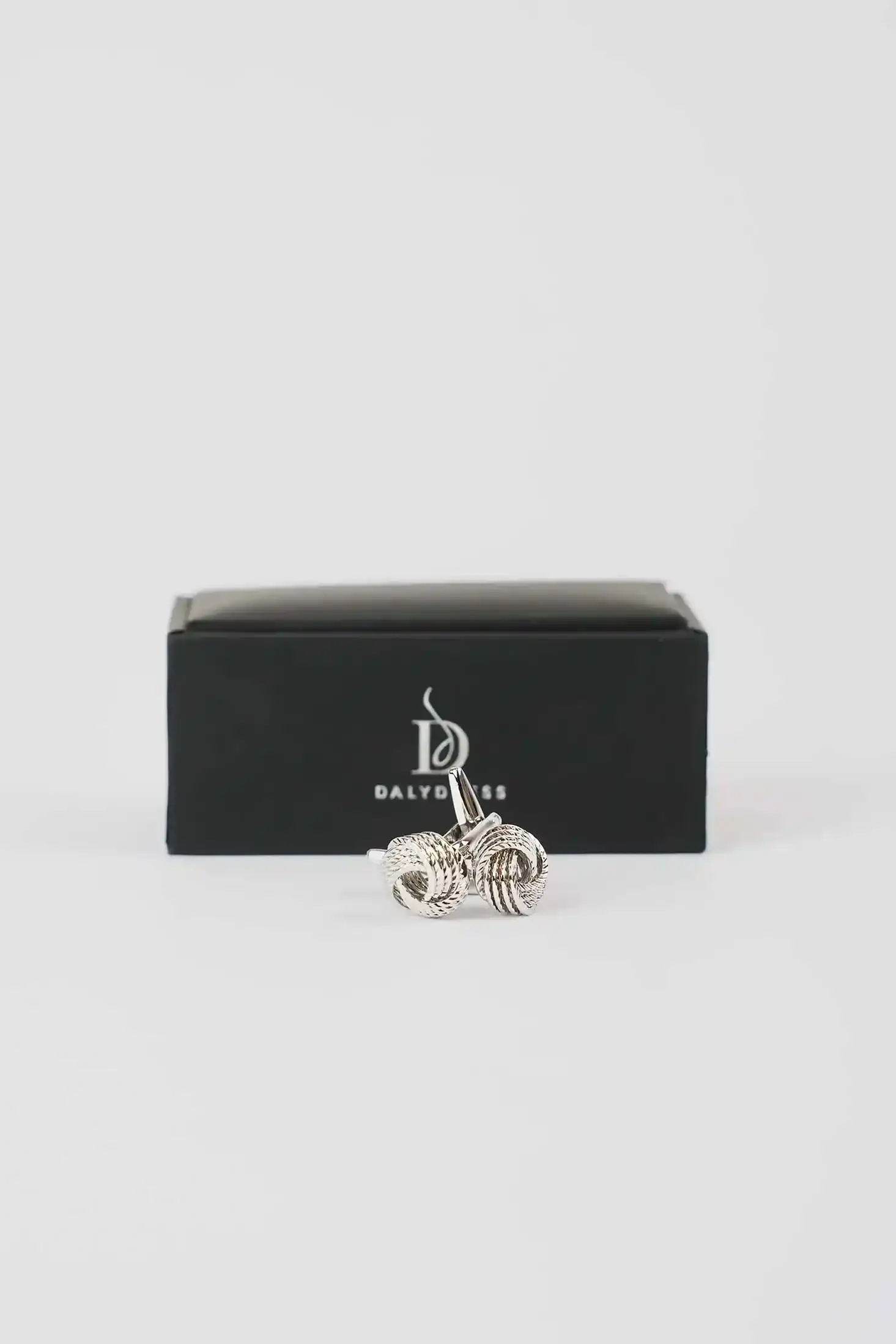 Twisted Knot Textured Cufflinks - Image 3