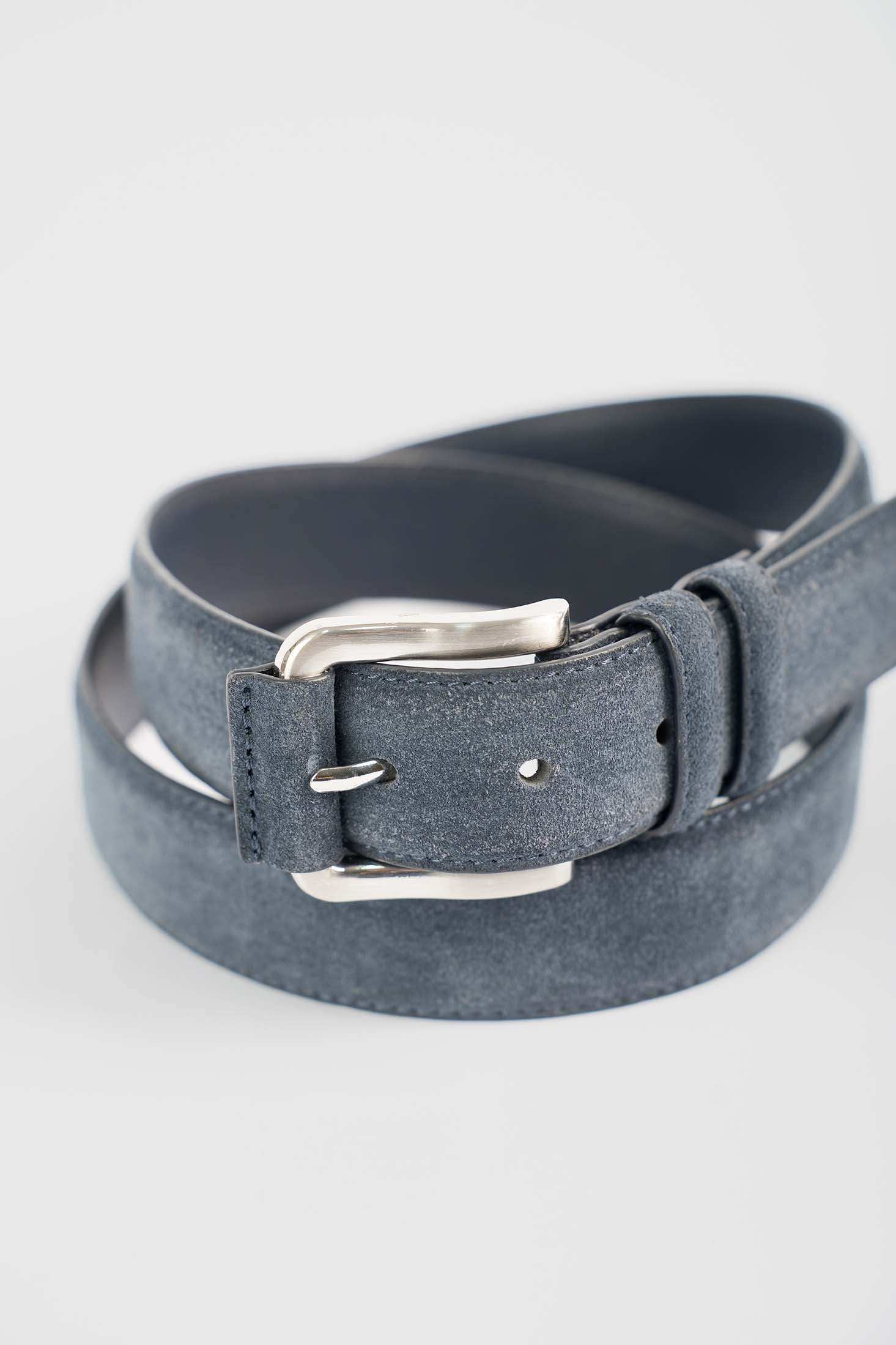 Suede-Texture Leather Blend Belt - Image 3