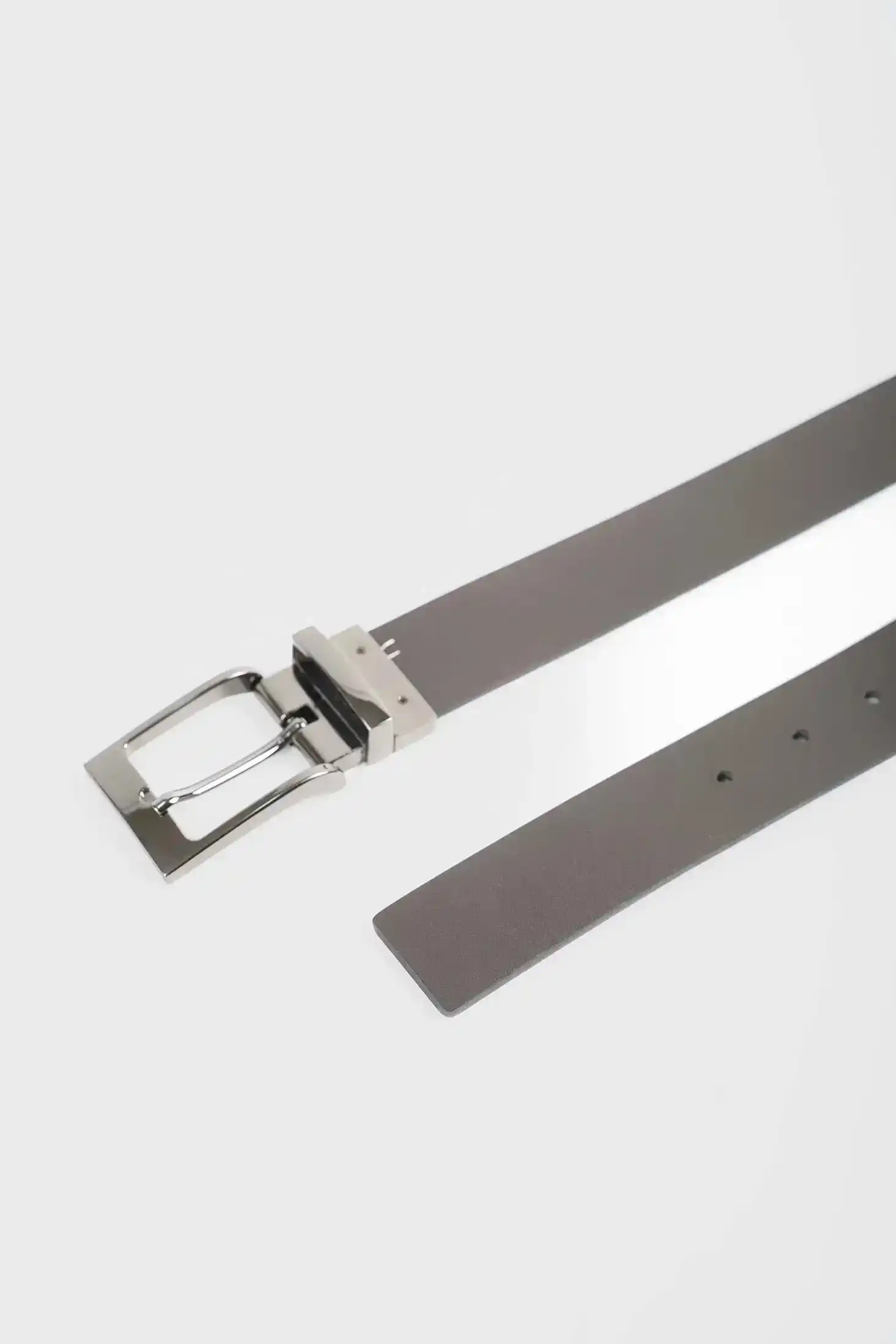 Smooth Leather Blend Belt - Image 2