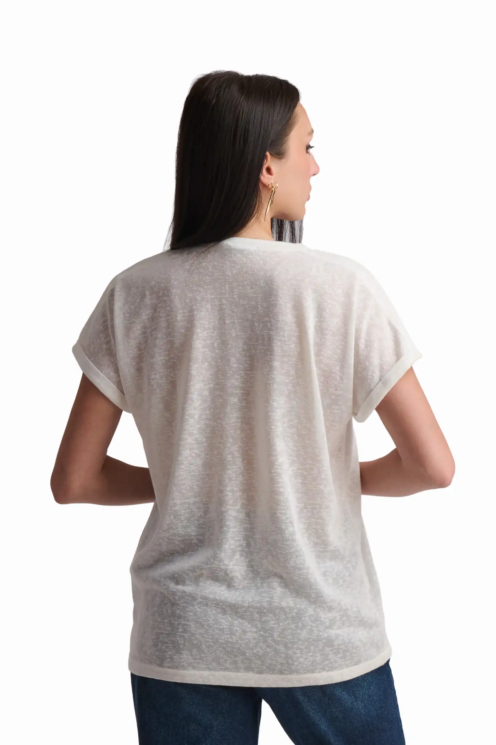 Ivory Atelier Cutwork Blouse - Image 4