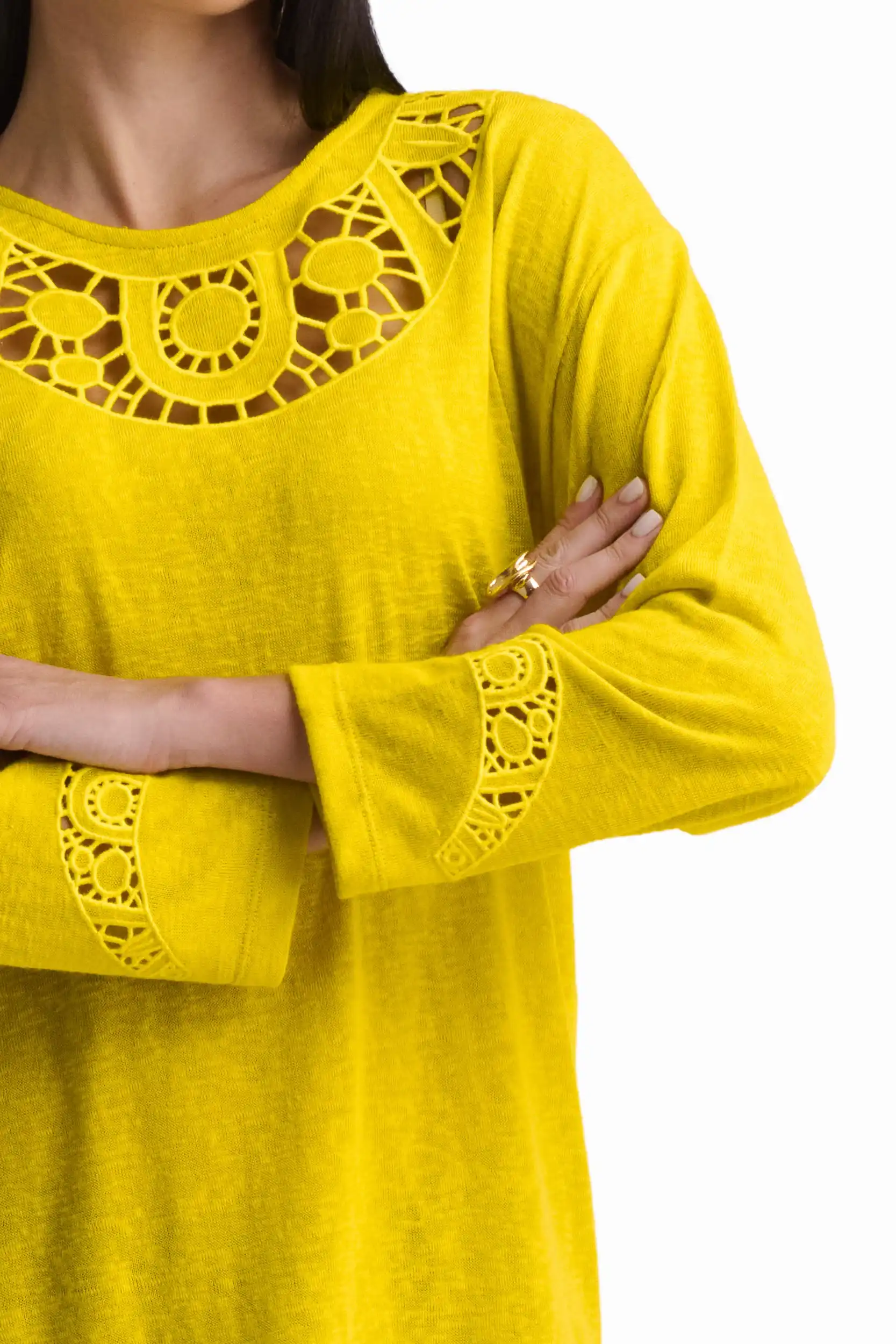Sunflower Cutwork Top - Image 4