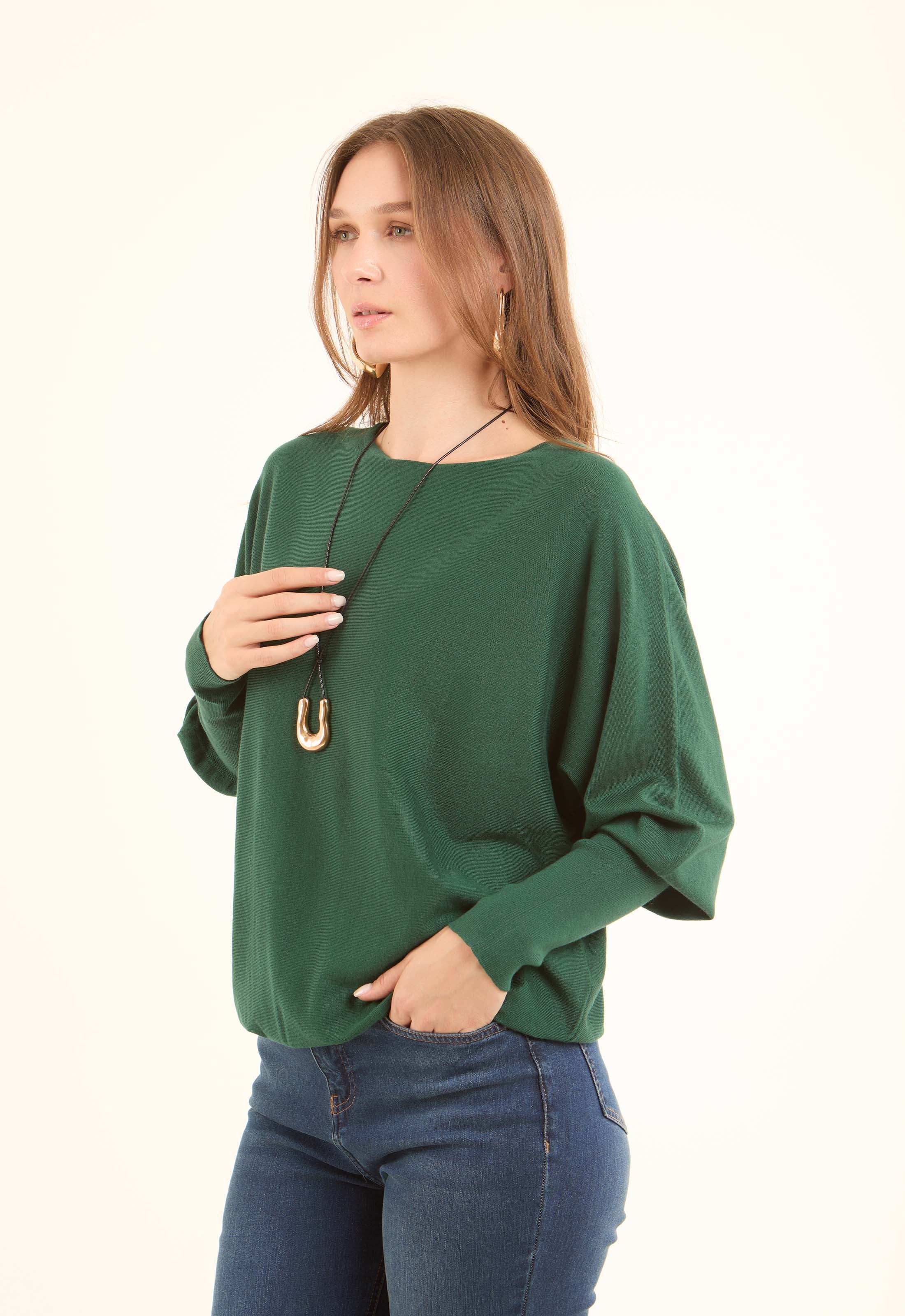 Bishop Long Sleeves Lightweight Relaxed Pullover - Image 2
