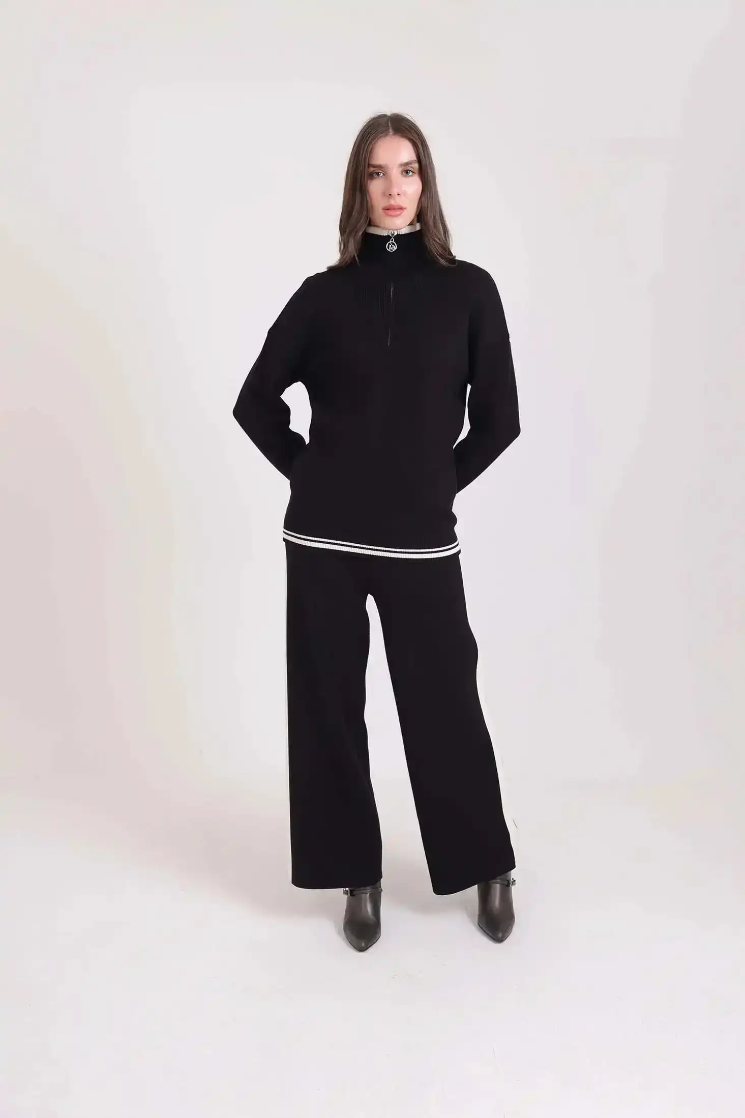 Slip On Comfy Solid Pants