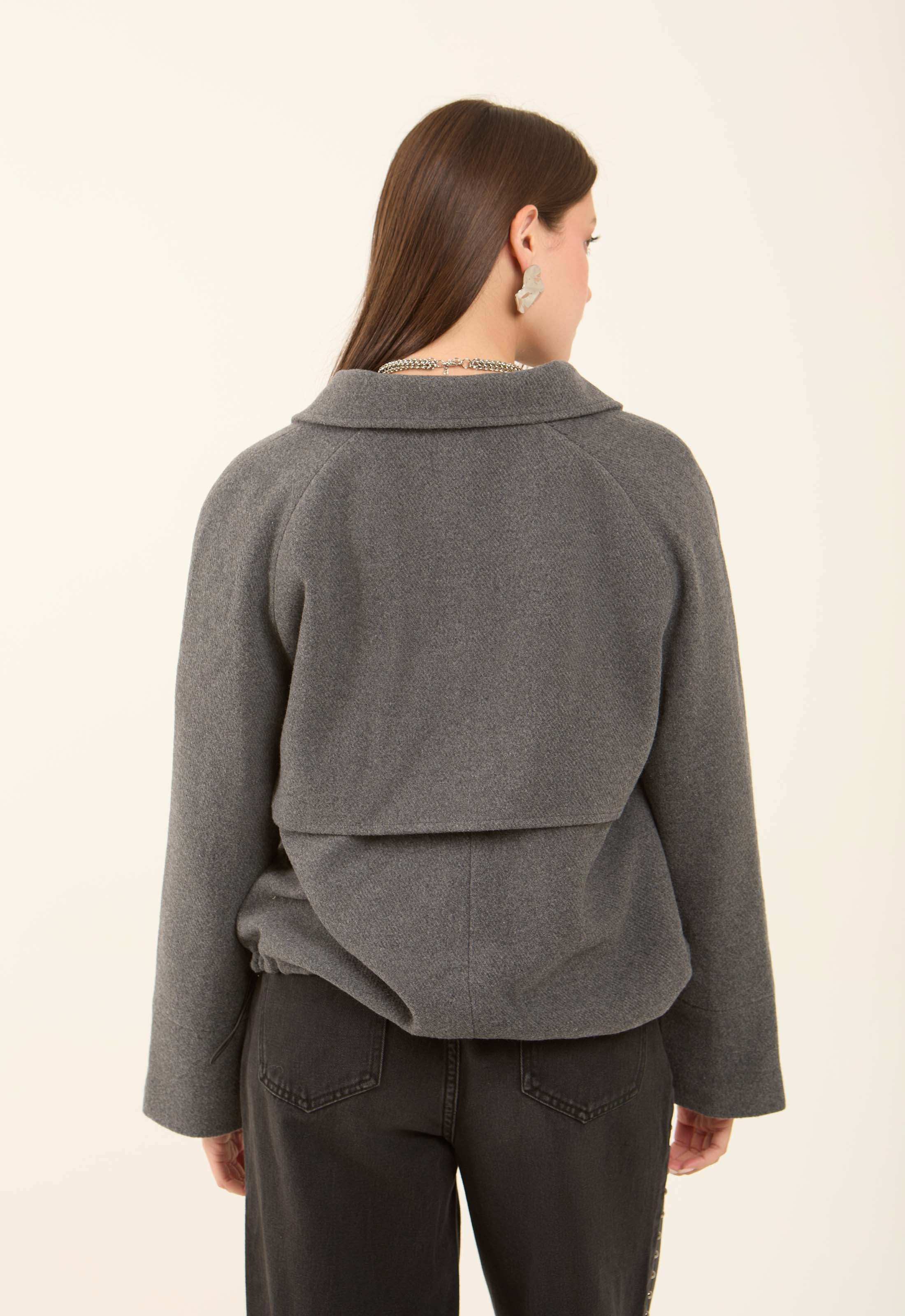 Cozy Zipper Jacket with Front Pockets - Image 5