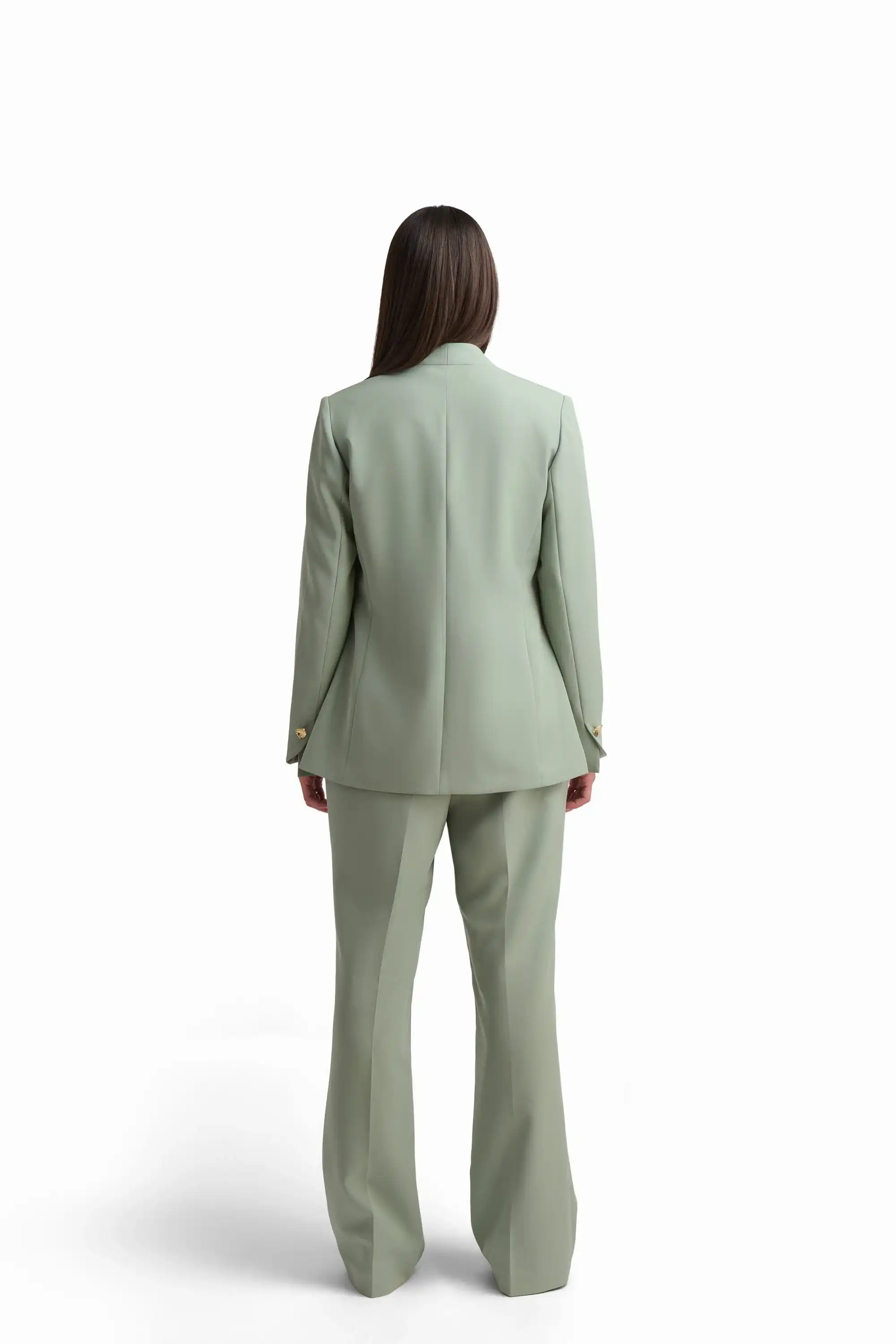 Sage Green Tailored Blazer - Image 4