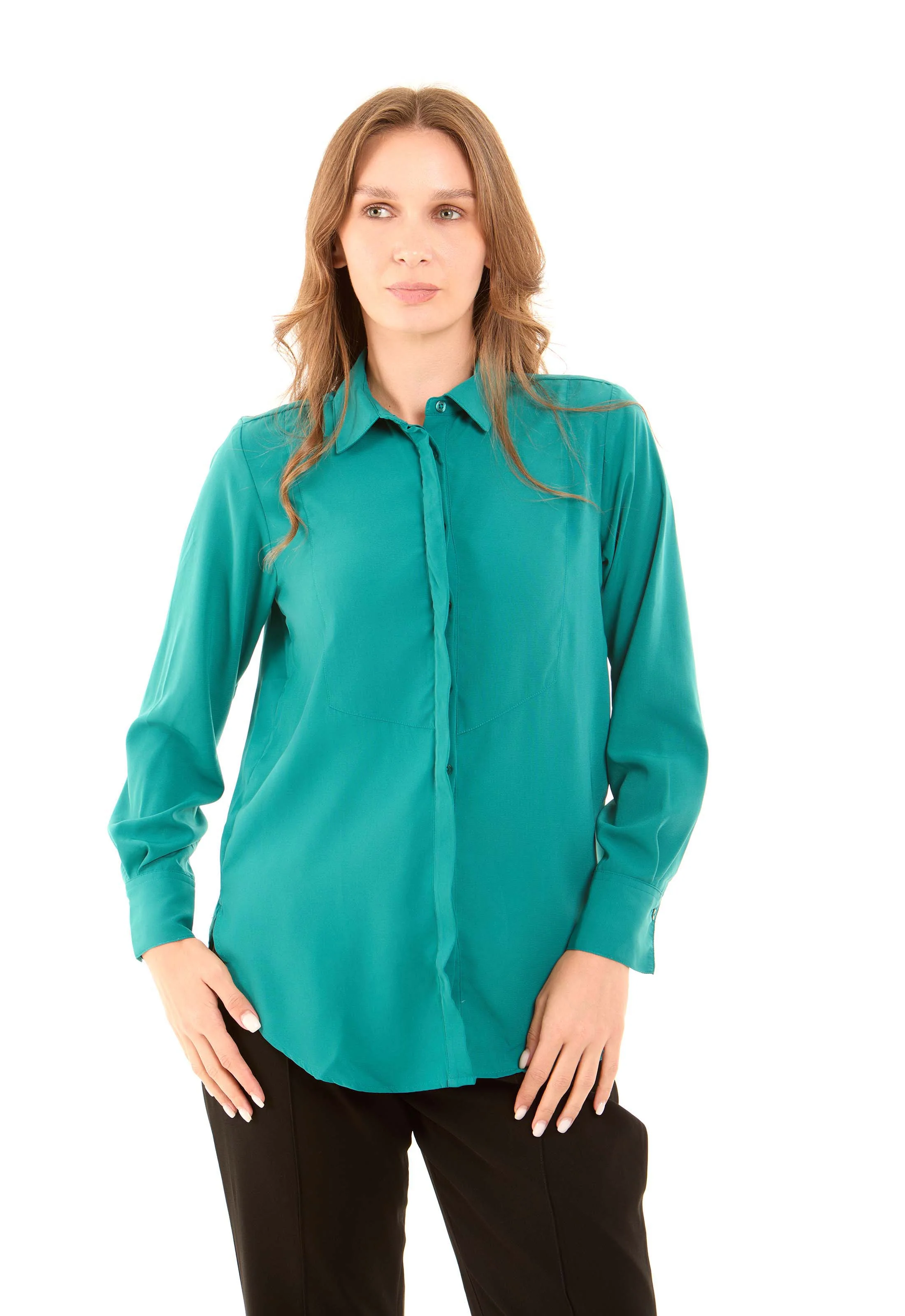 Minimalist Longline Shirt - Image 21