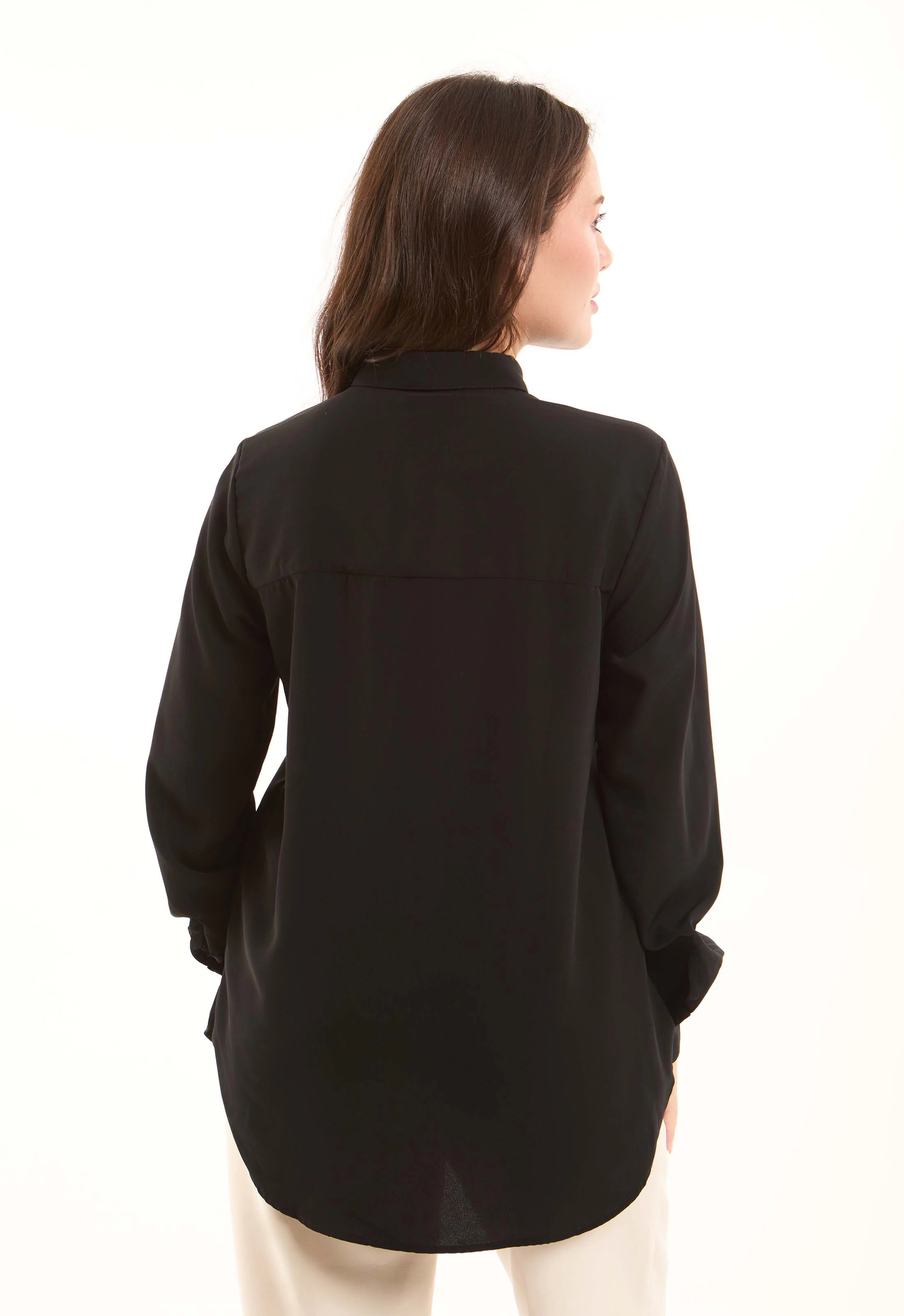 Minimalist Longline Shirt - Image 3