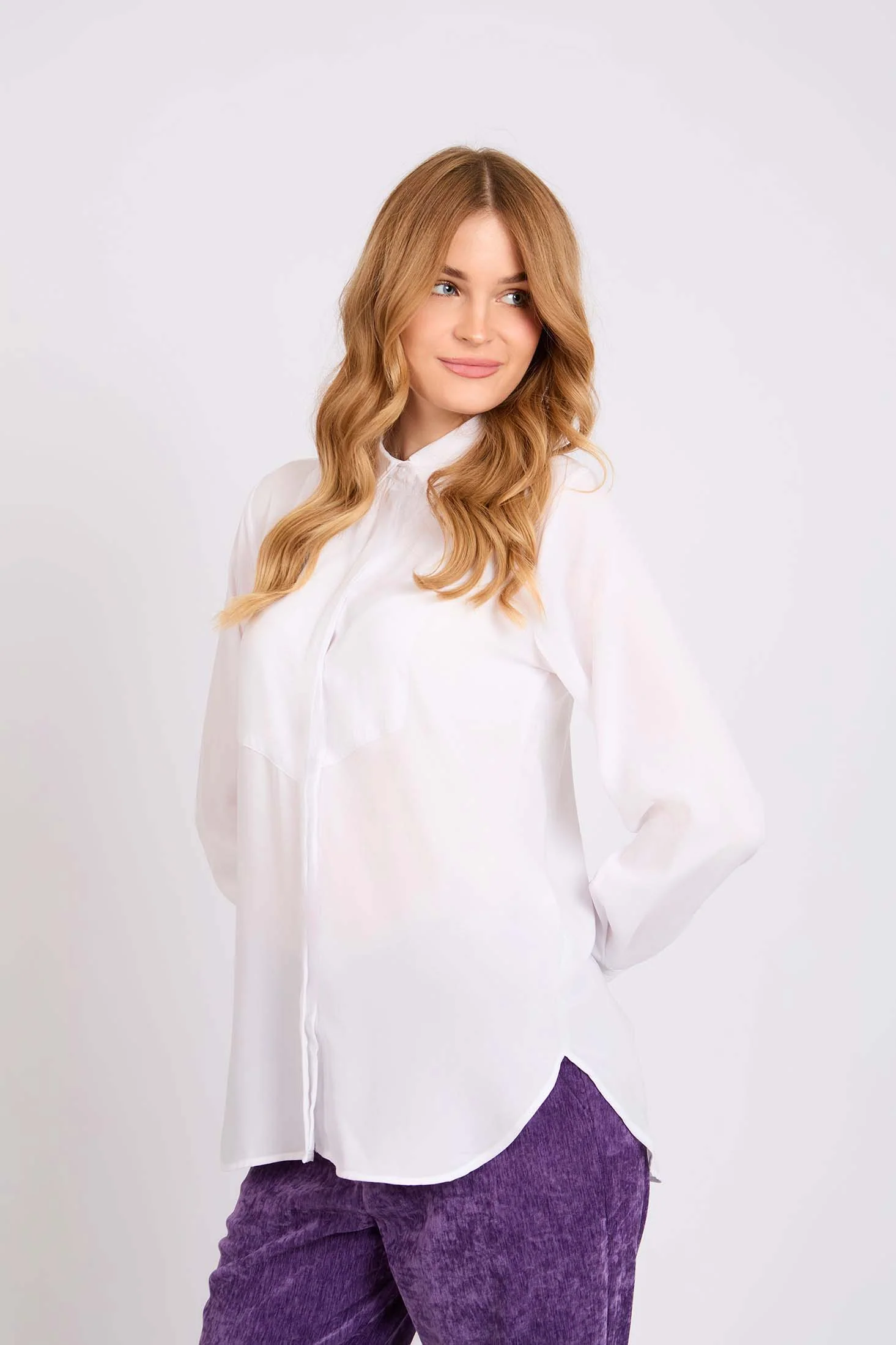 Minimalist Longline Shirt - Image 7
