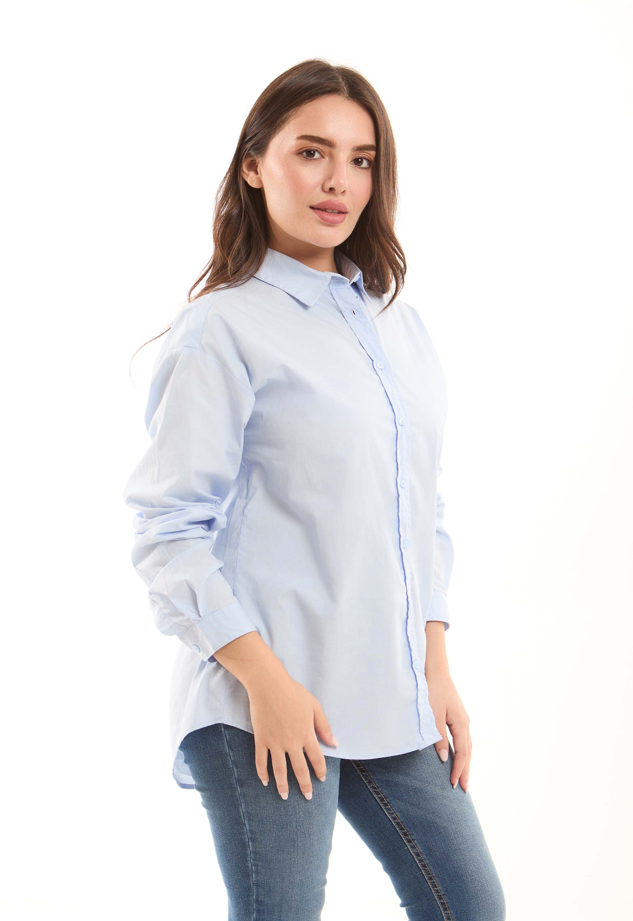 White Cotton Buttoned Shirt - Image 11