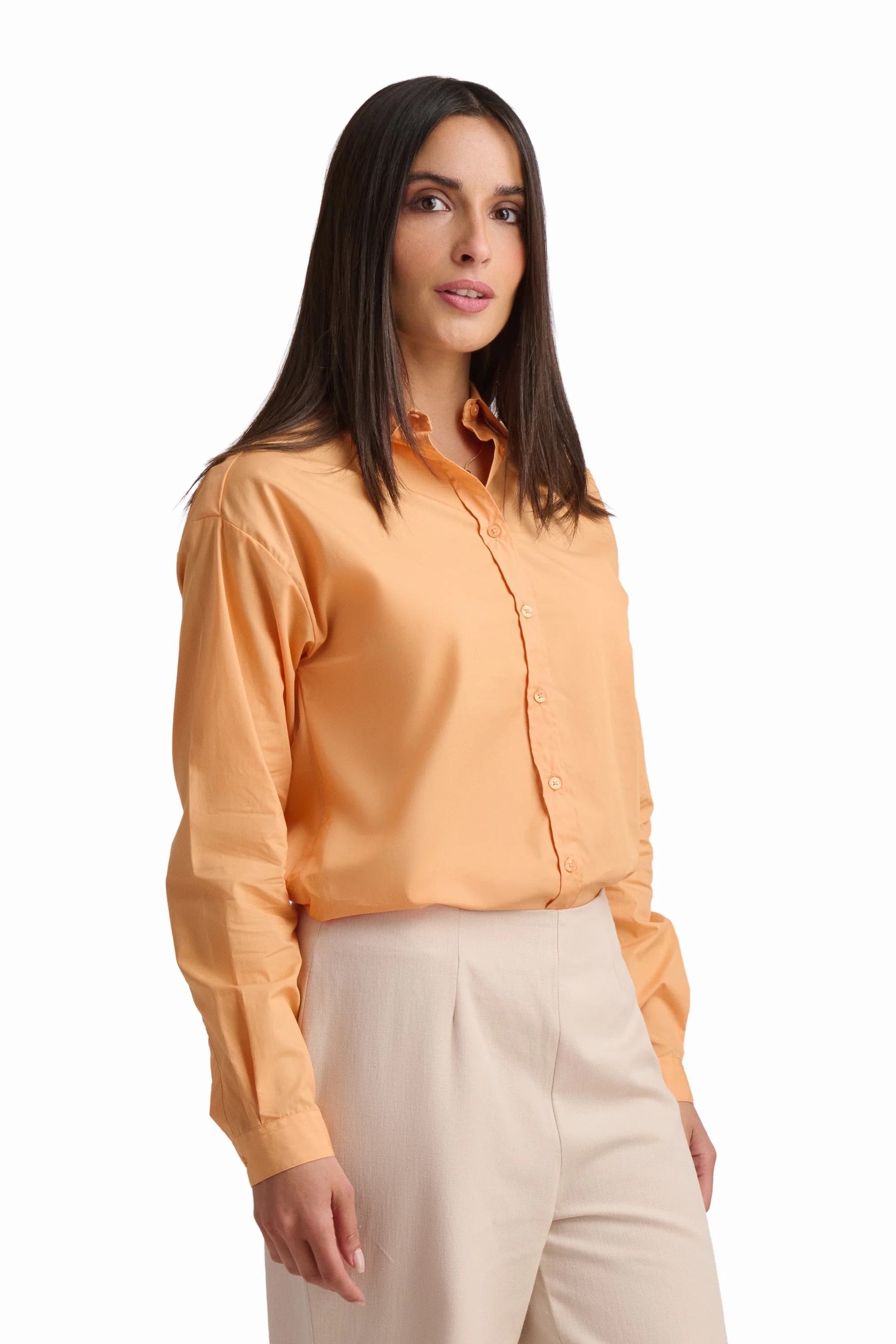 White Cotton Buttoned Shirt - Image 6