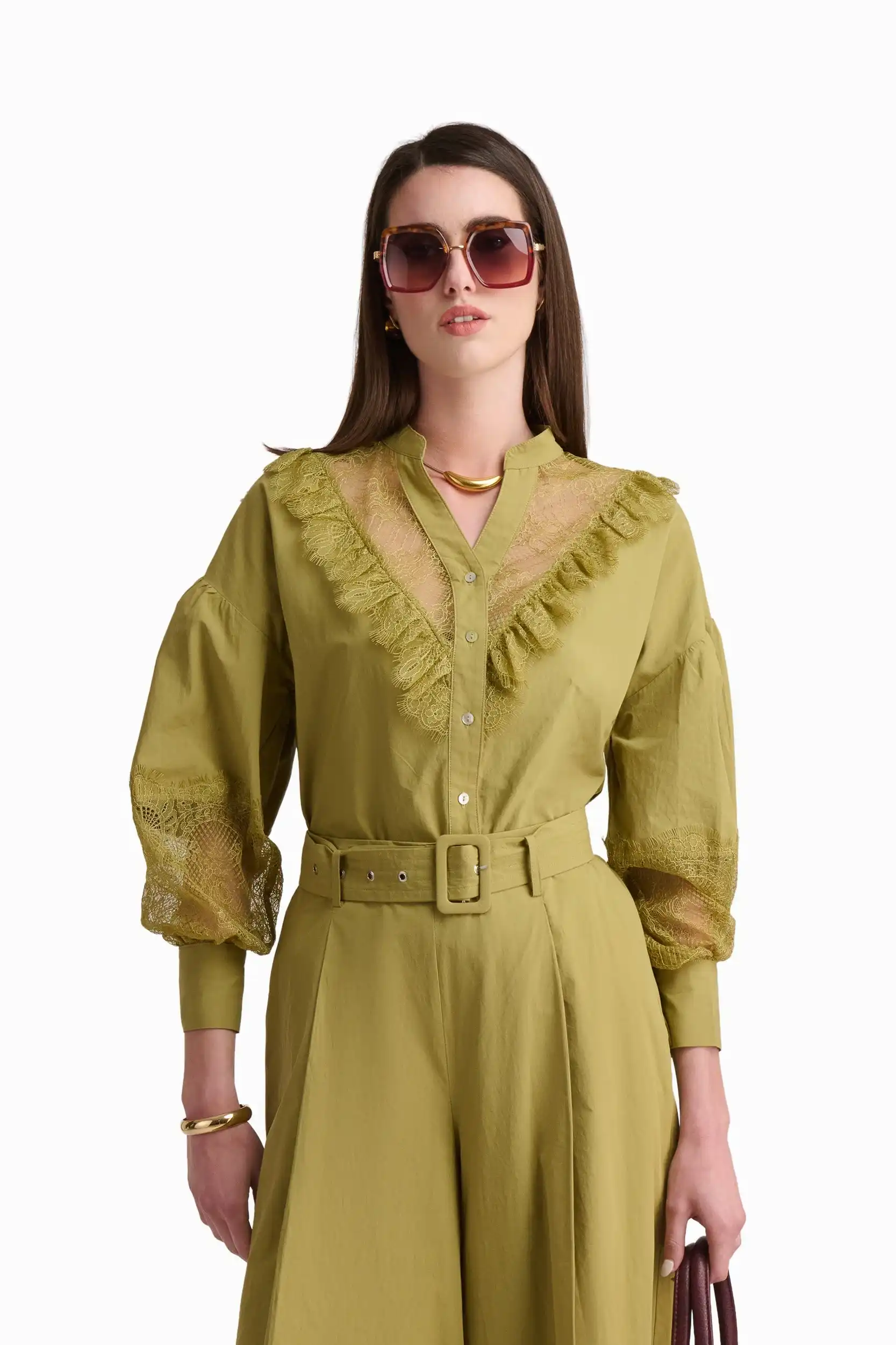 The Moss Lace Blouse - Image 2