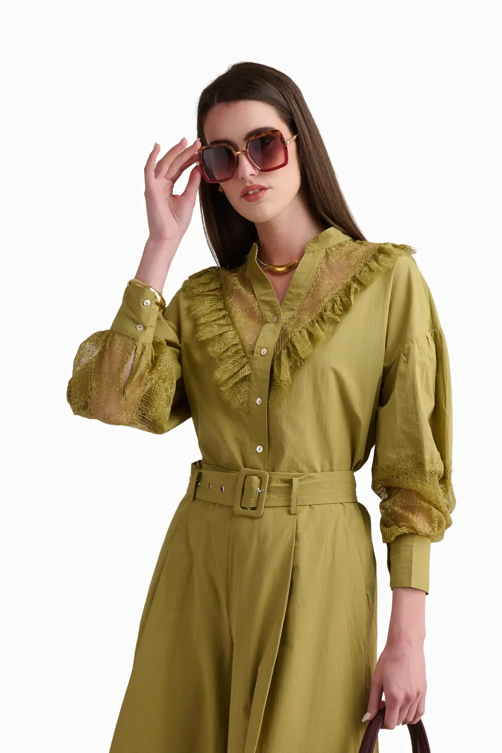 The Moss Lace Blouse - Image 3